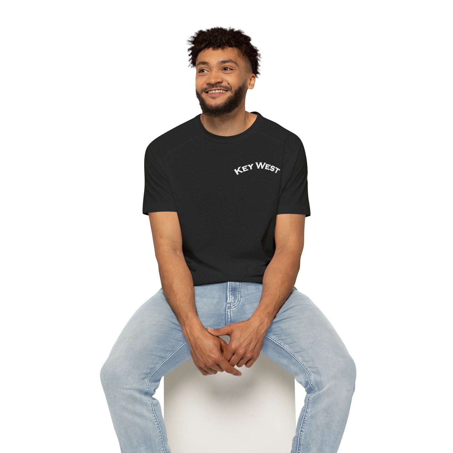 Vibrant Key West Men's Raglan T-Shirt