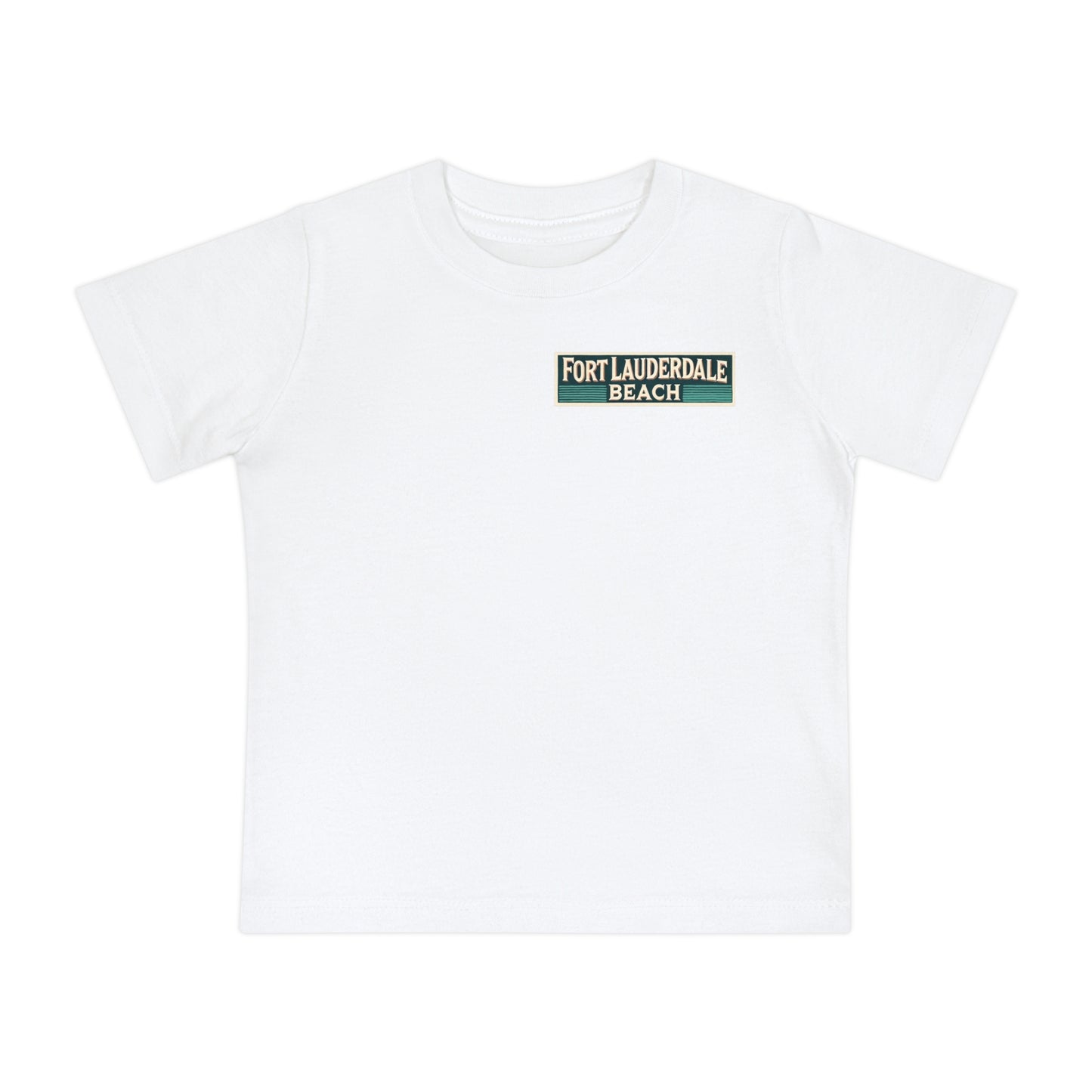 Vintage Fort Lauderdale Unisex Baby Short Sleeve T-Shirt