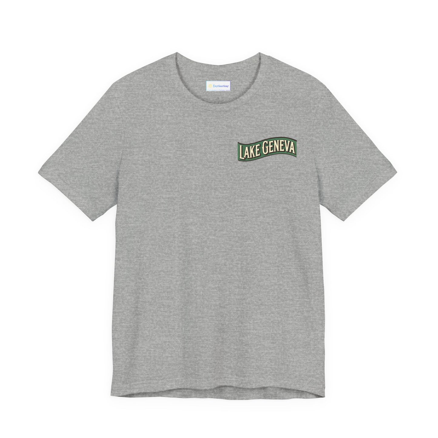 Retro Lake Geneva Unisex Jersey Short Sleeve Tee