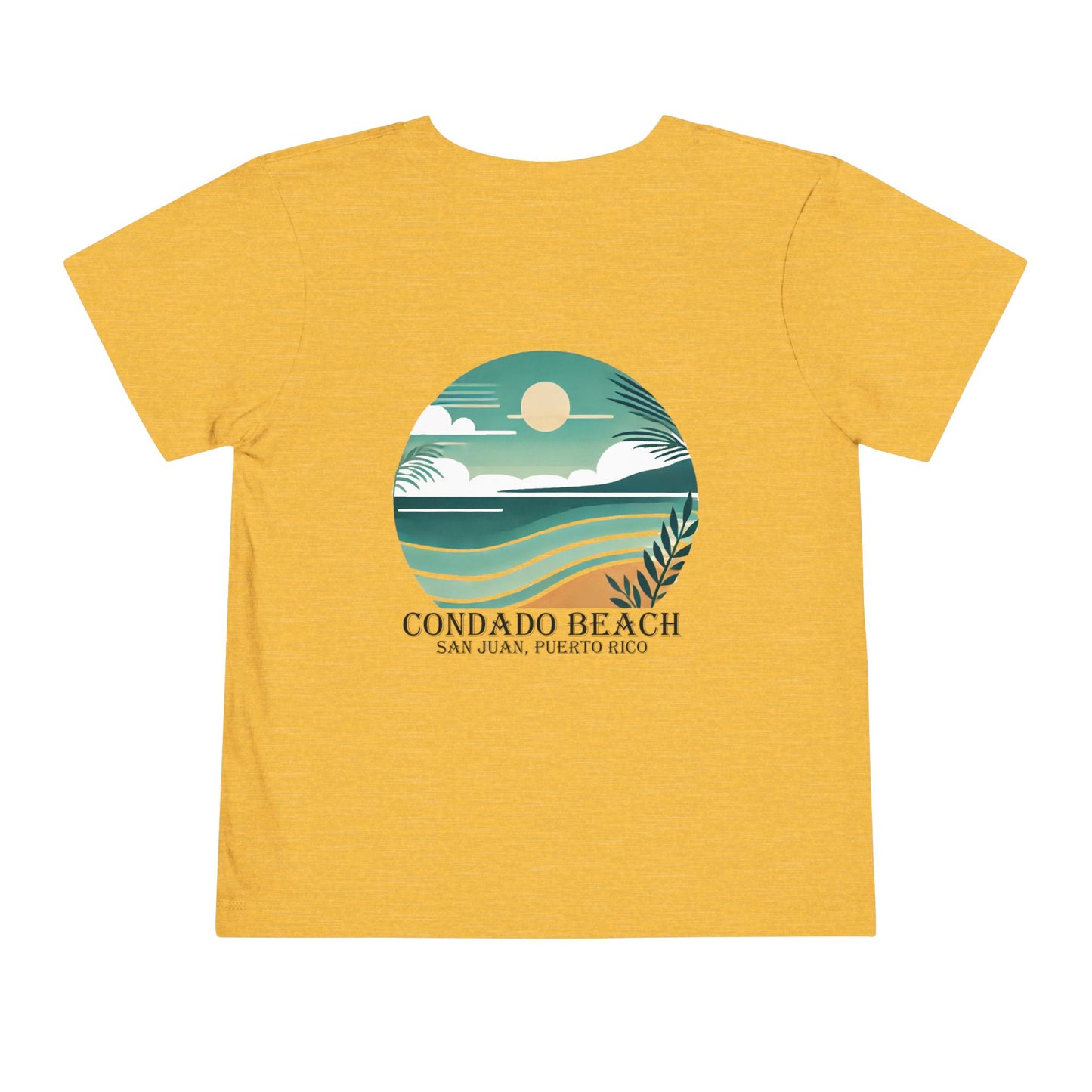 Coastal Vibes Condado Beach Unisex Toddler Short Sleeve Tee