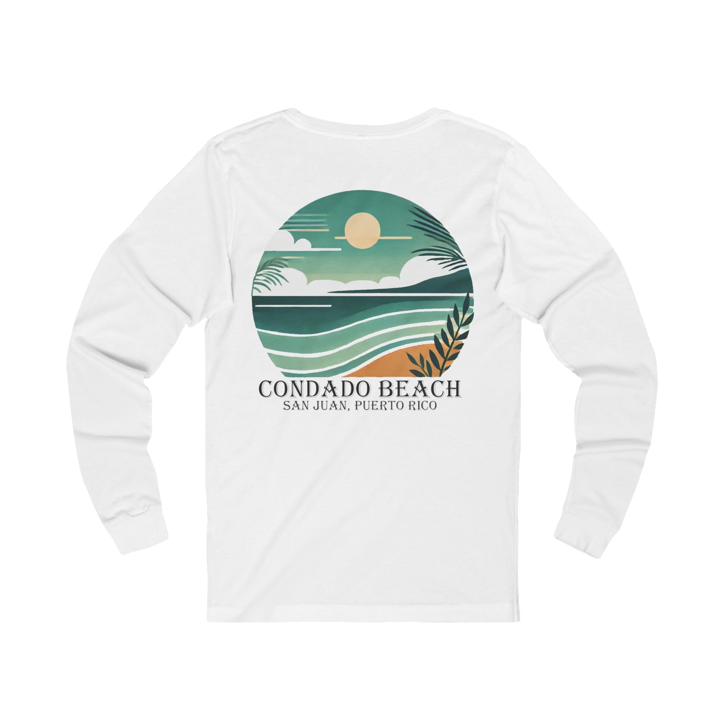 Coastal Vibes Condado Beach Unisex Jersey Long Sleeve Tee