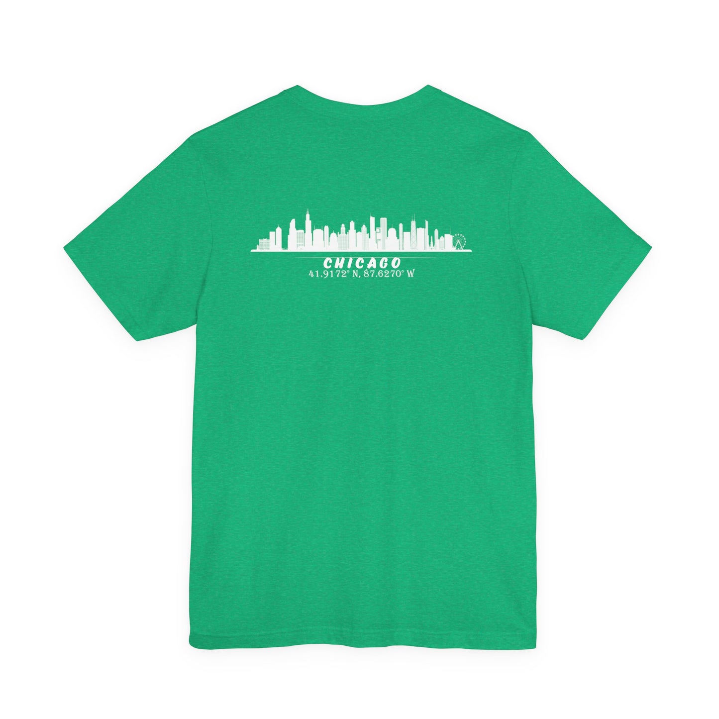 Latitudes Chicago Skyline Unisex Jersey Short Sleeve Tee