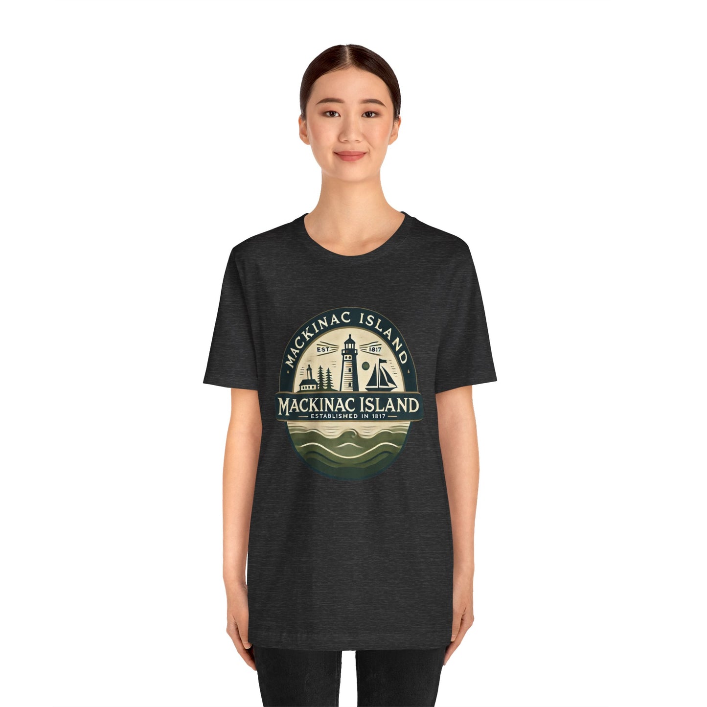 Vintage Mackinac Island Unisex Jersey Short Sleeve Tee