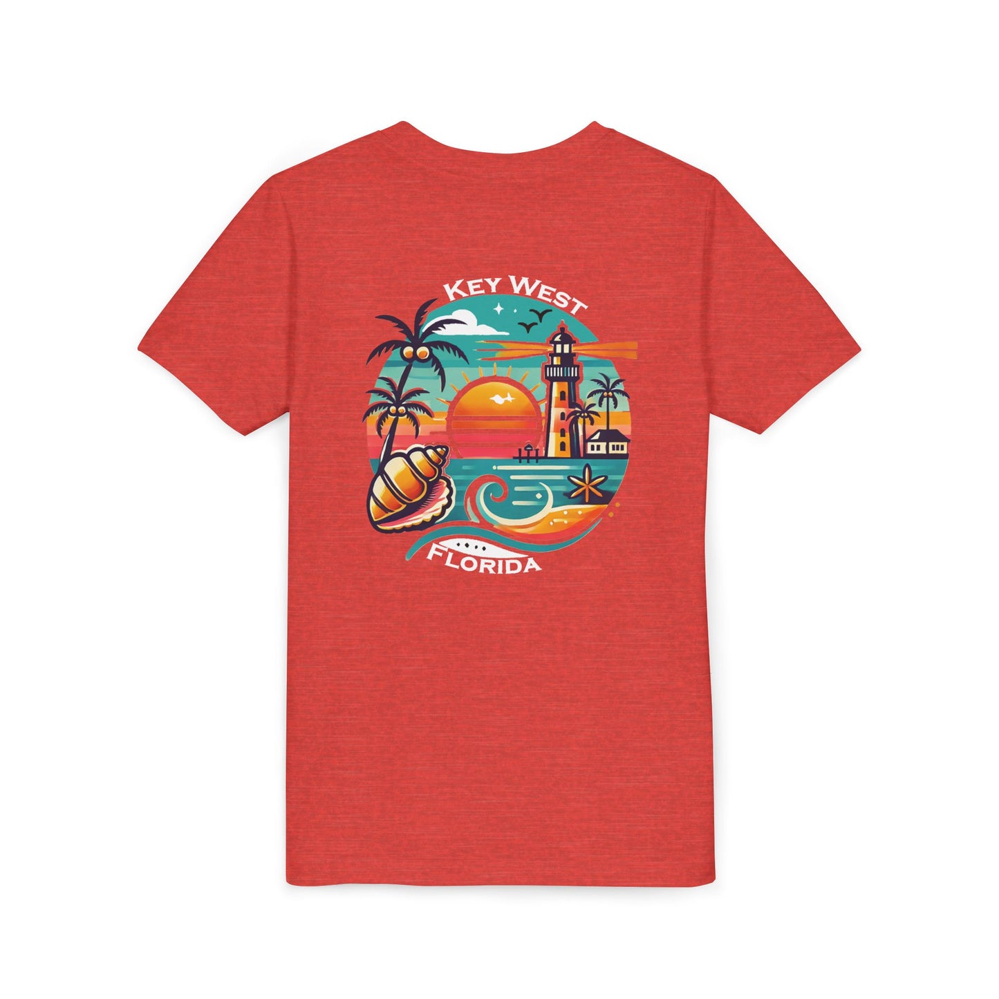 Vibrant Key West Youth Short Sleeve Tee