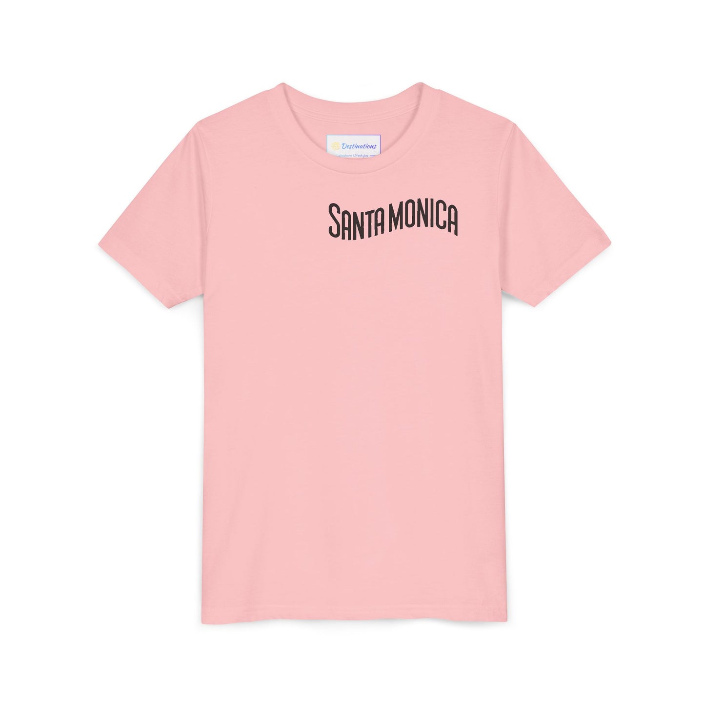 Vibrant Santa Monica Youth Short Sleeve Tee