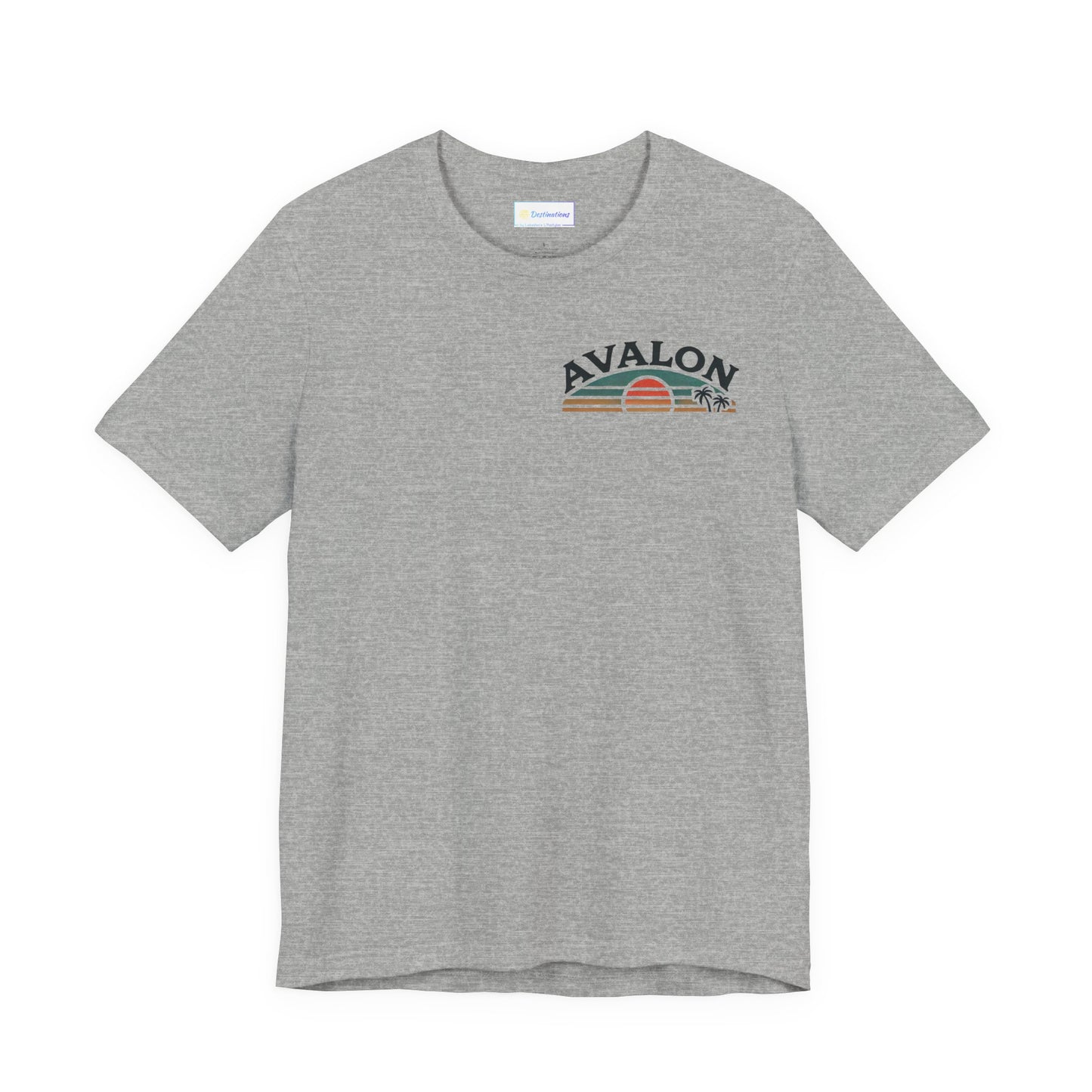 Retro Avalon Sunset Unisex Jersey Tee