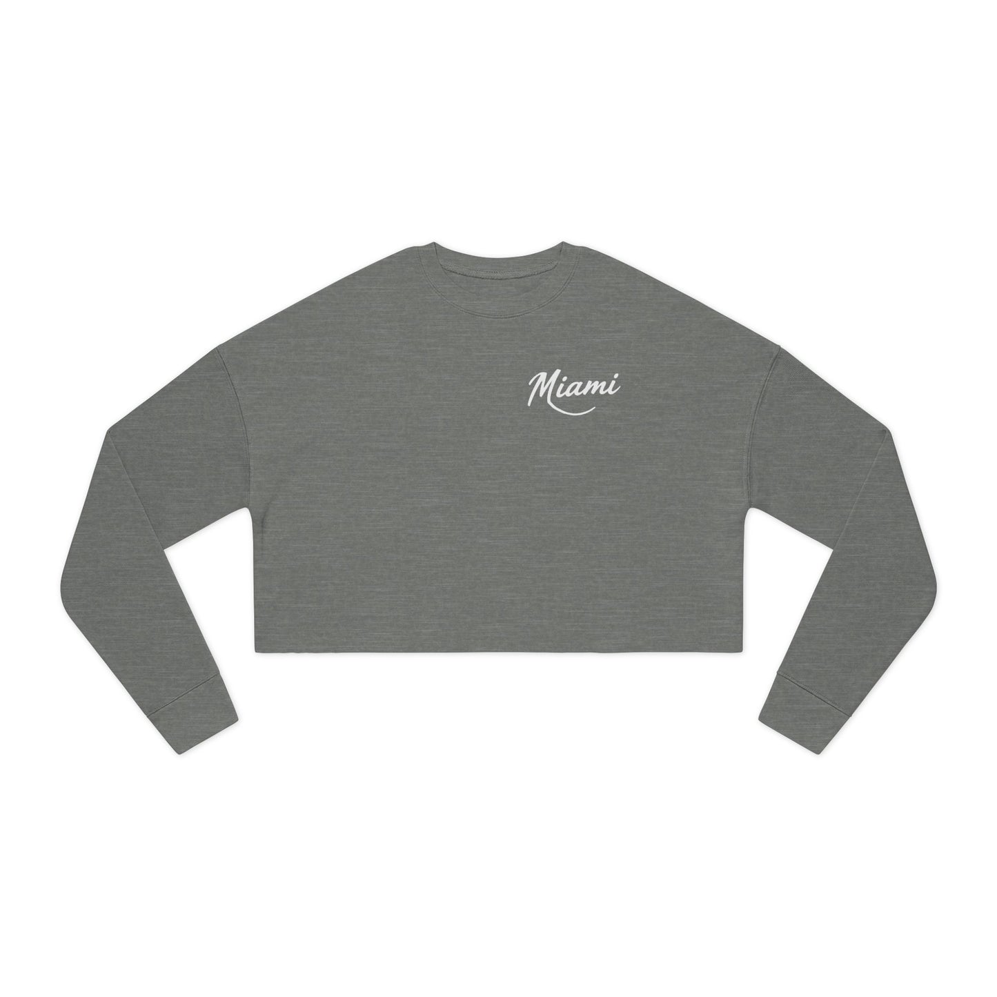 Retro Miami Women's Cropped Sweatshirt