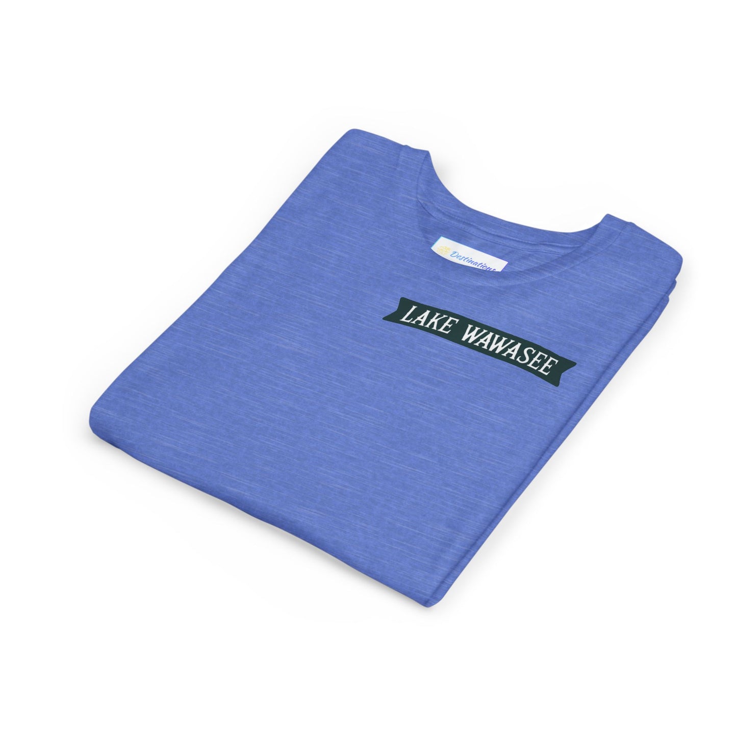 Vintage Lake Wawasee Unisex Youth Short Sleeve Tee