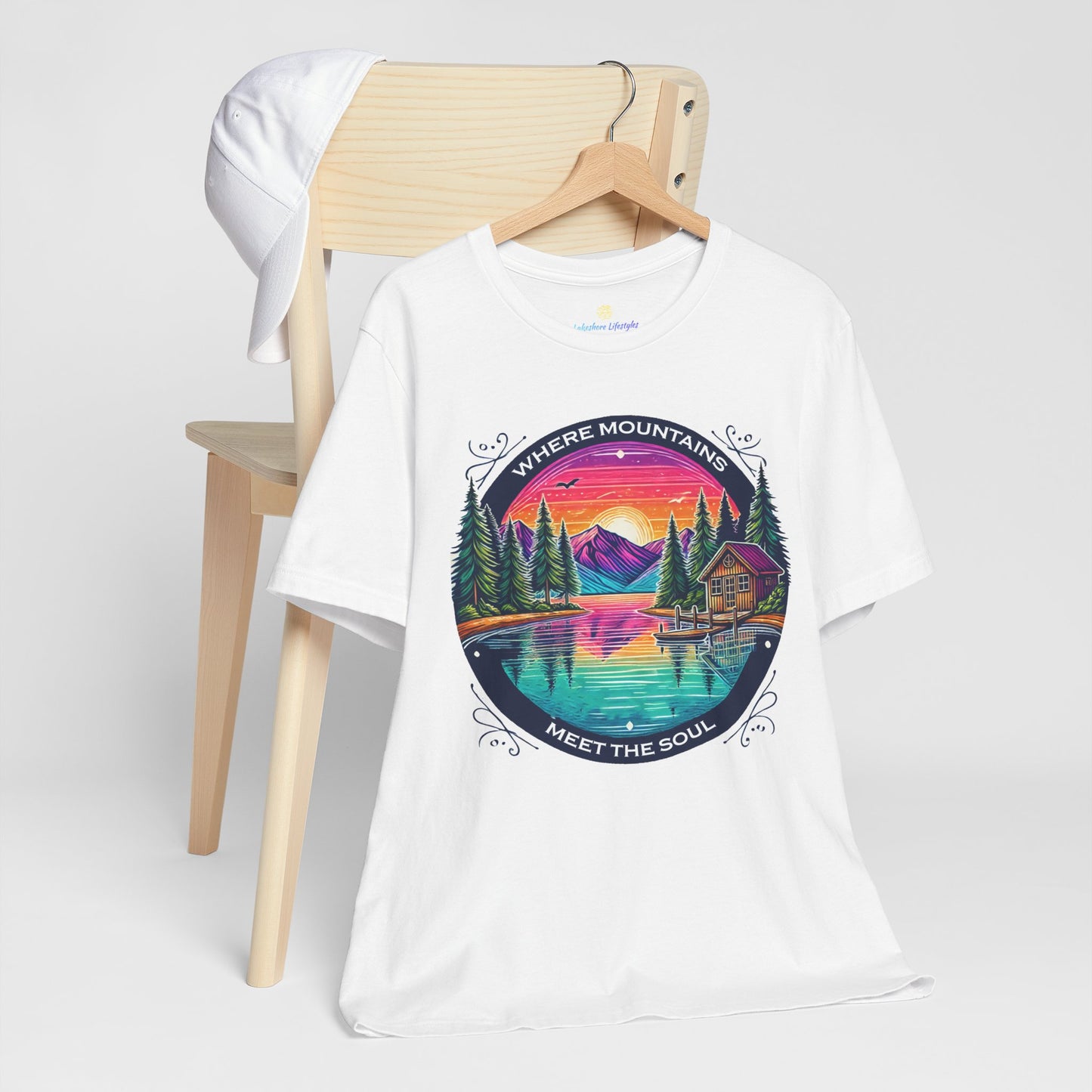 Where Mountains Meet the Soul Short Sleeve Tee