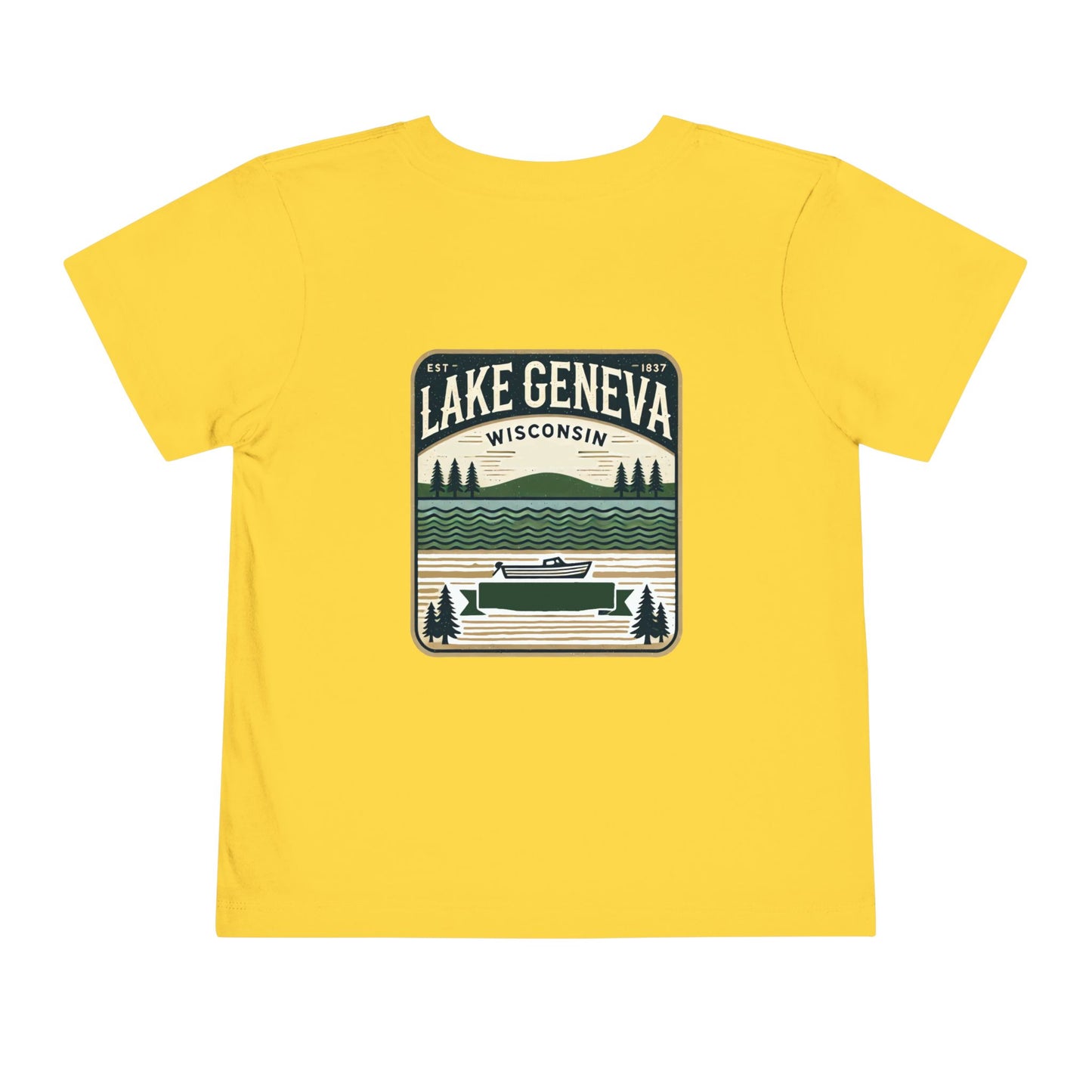 Vintage Lake Geneva Unisex Toddler Short Sleeve Tee