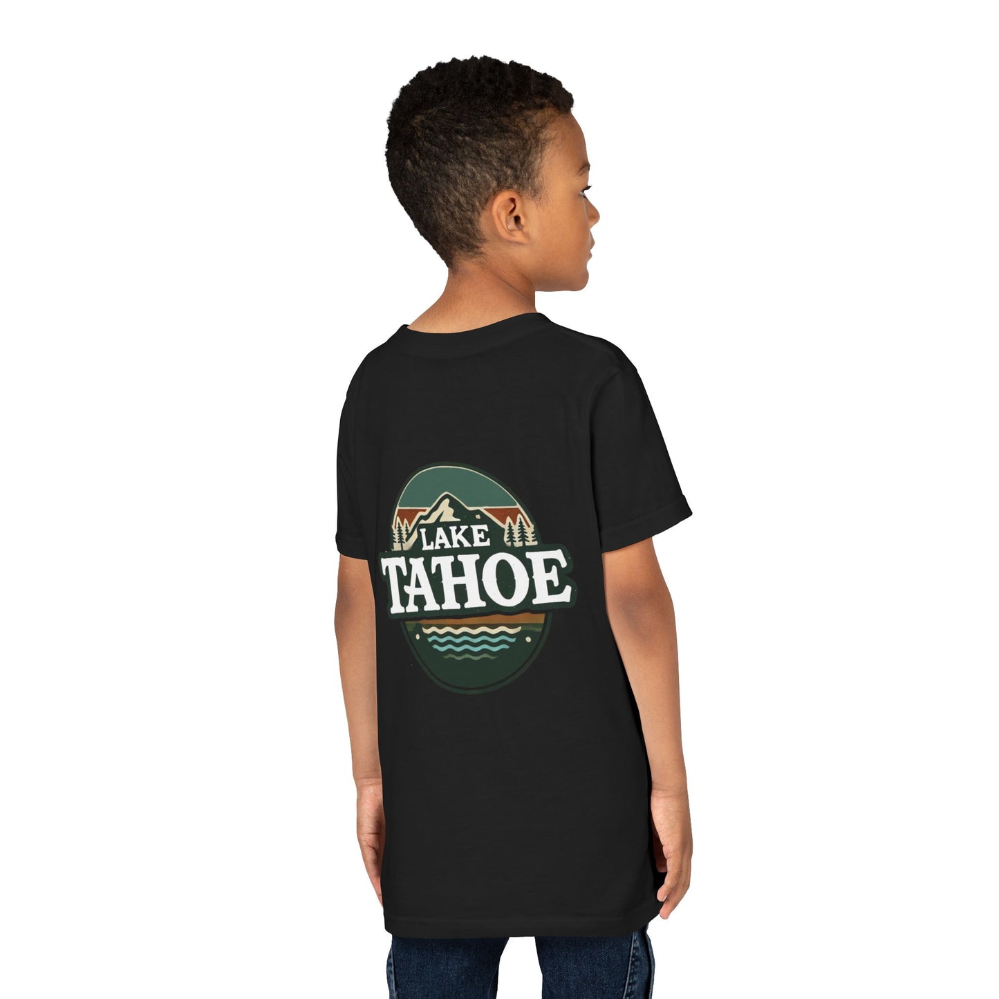 Vintage Lake Tahoe Unisex Youth Short Sleeve Tee