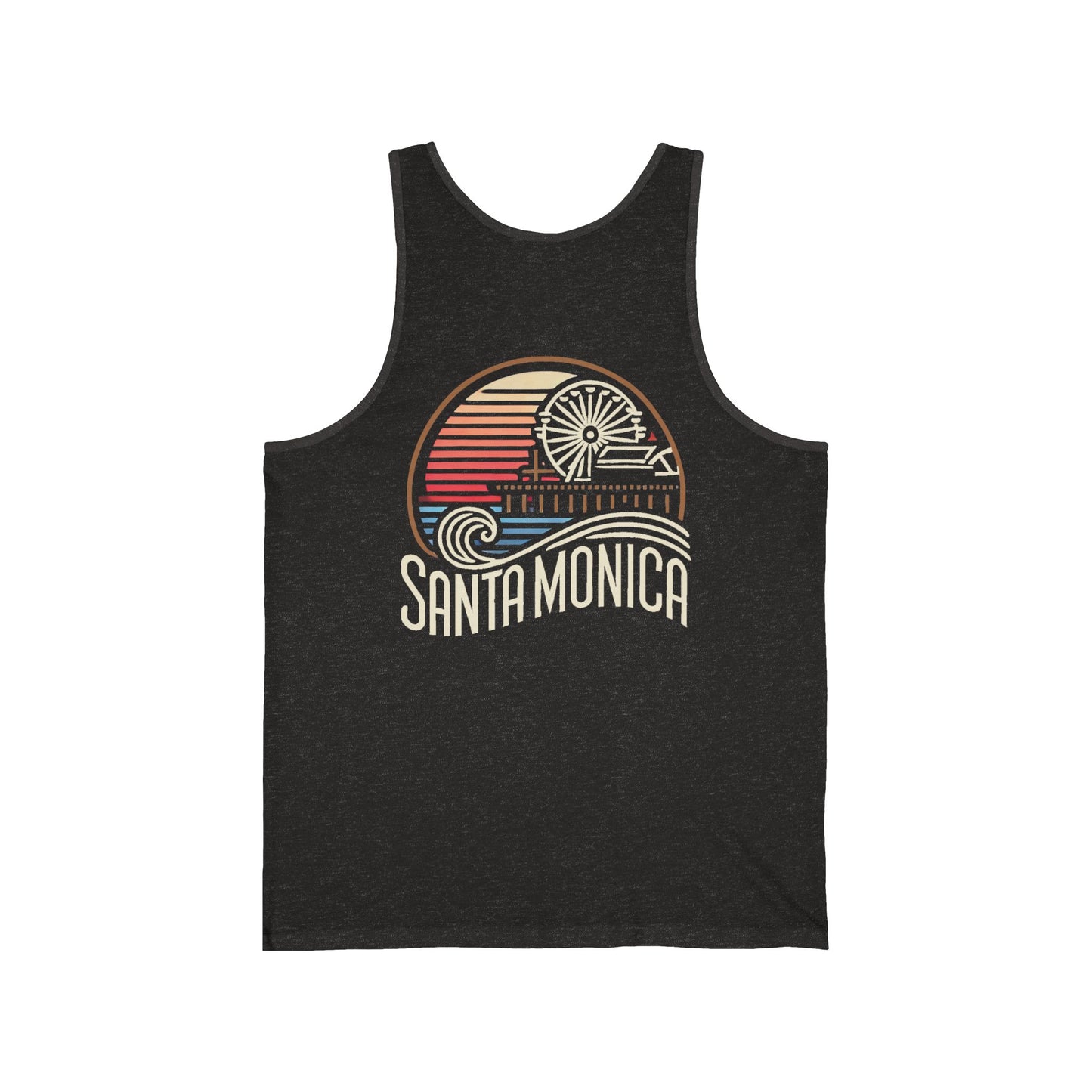 Vibrant Santa Monica Unisex Jersey Tank