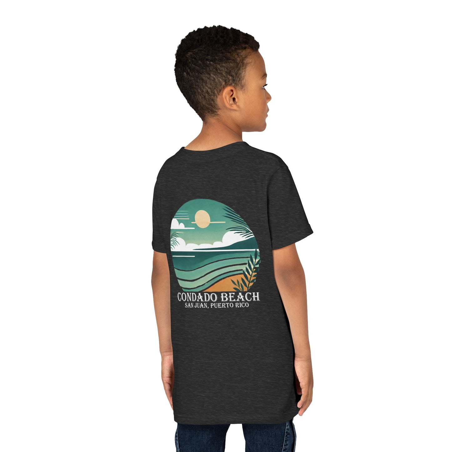 Coastal Vibes Condado Beach Unisex Youth Short Sleeve Tee
