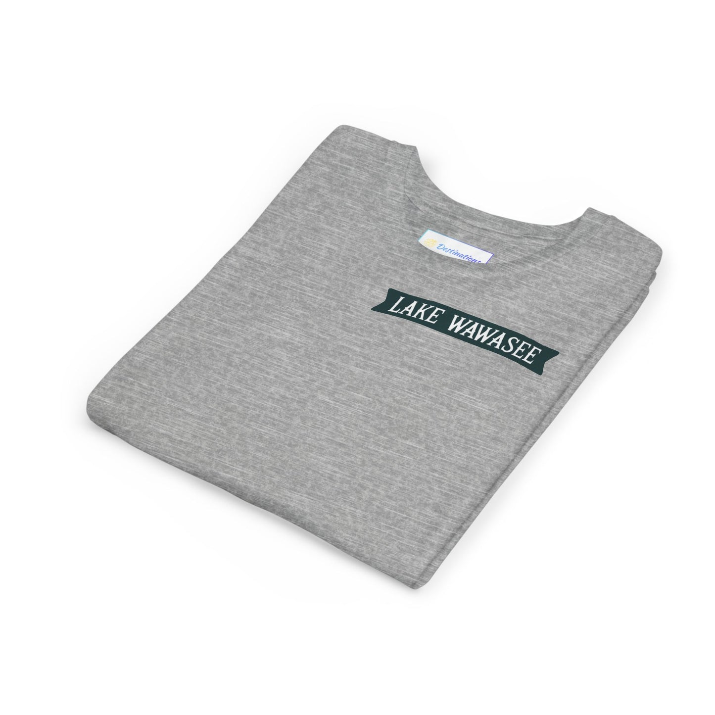 Vintage Lake Wawasee Unisex Youth Short Sleeve Tee