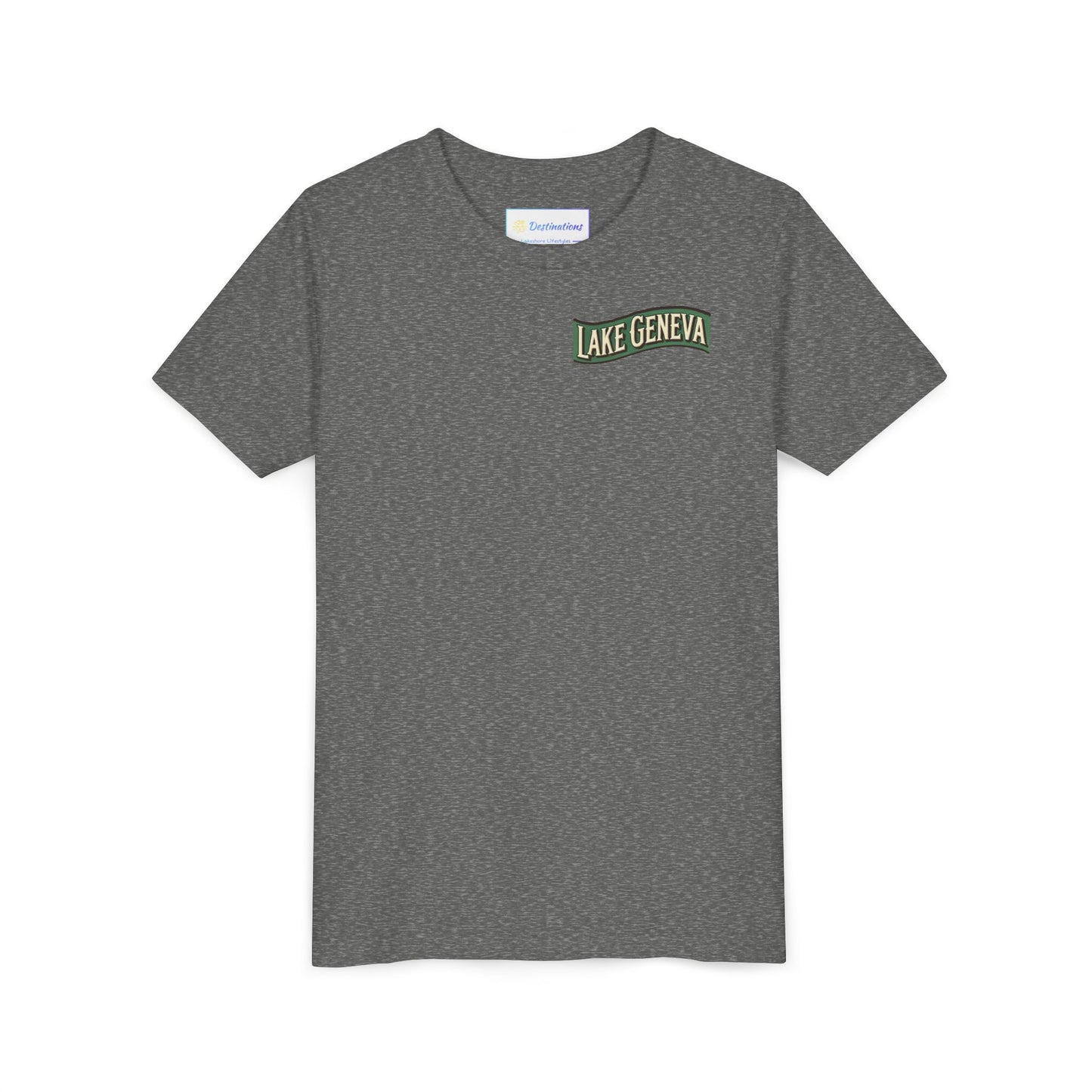 Retro Lake Geneva Unisex Youth Short Sleeve Tee