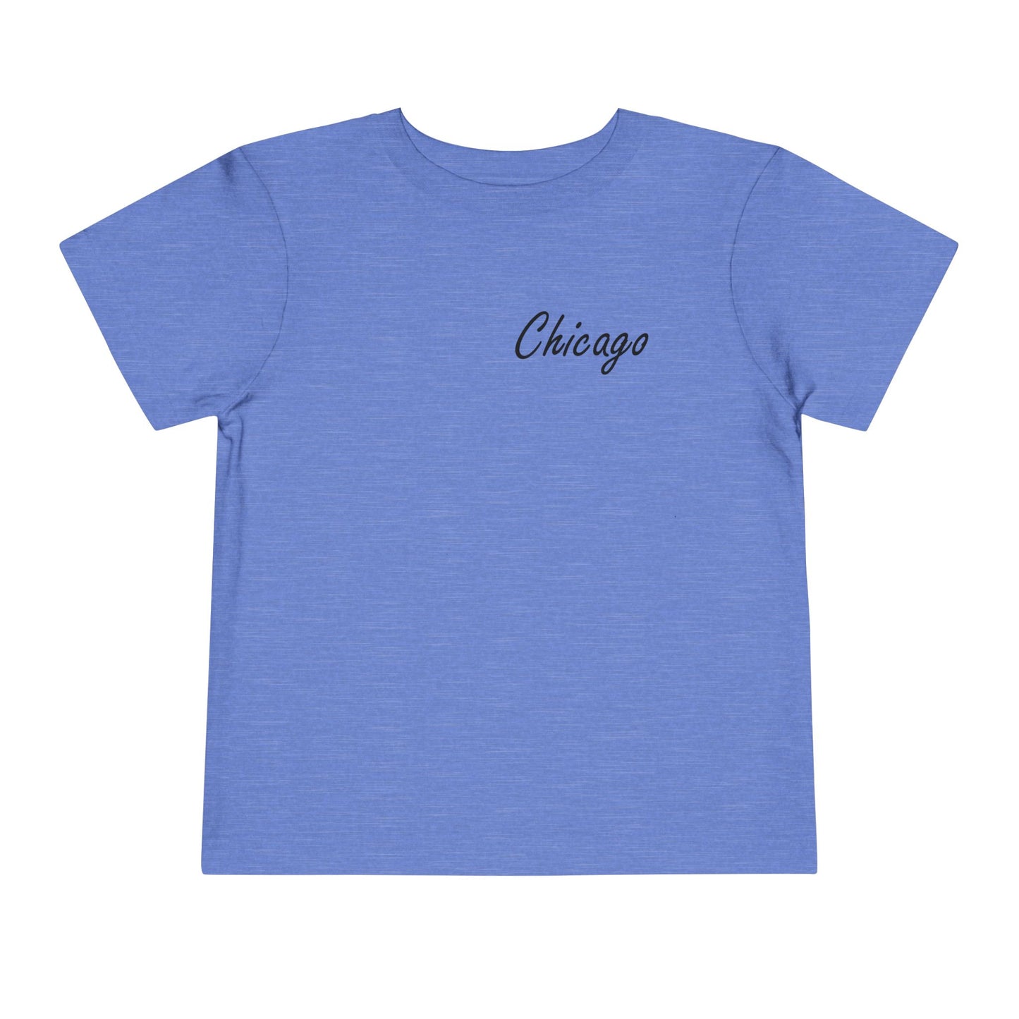 Elegant Chicago Skyline Unisex Toddler Short Sleeve Tee