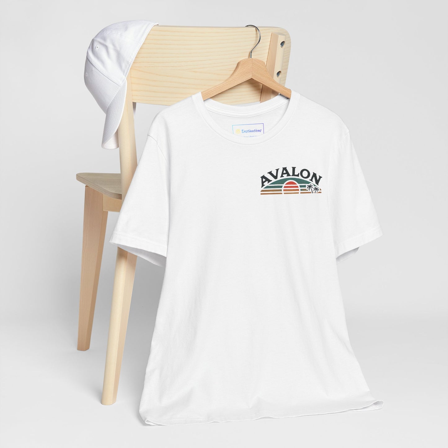 Retro Avalon Sunset Unisex Jersey Tee