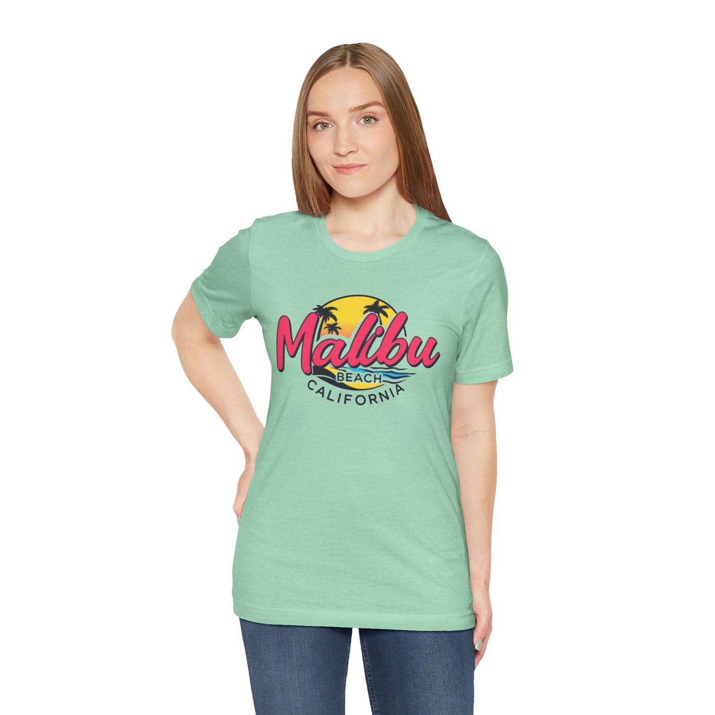Retro Malibu Unisex Jersey Short Sleeve Tee