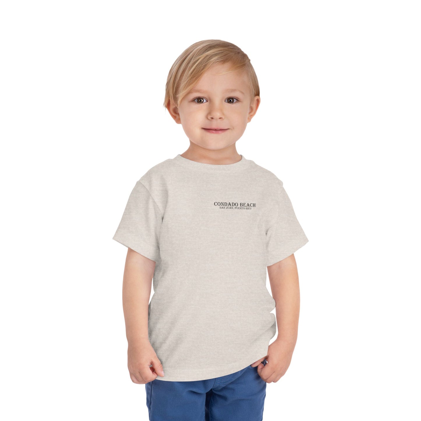 Coastal Vibes Condado Beach Unisex Toddler Short Sleeve Tee
