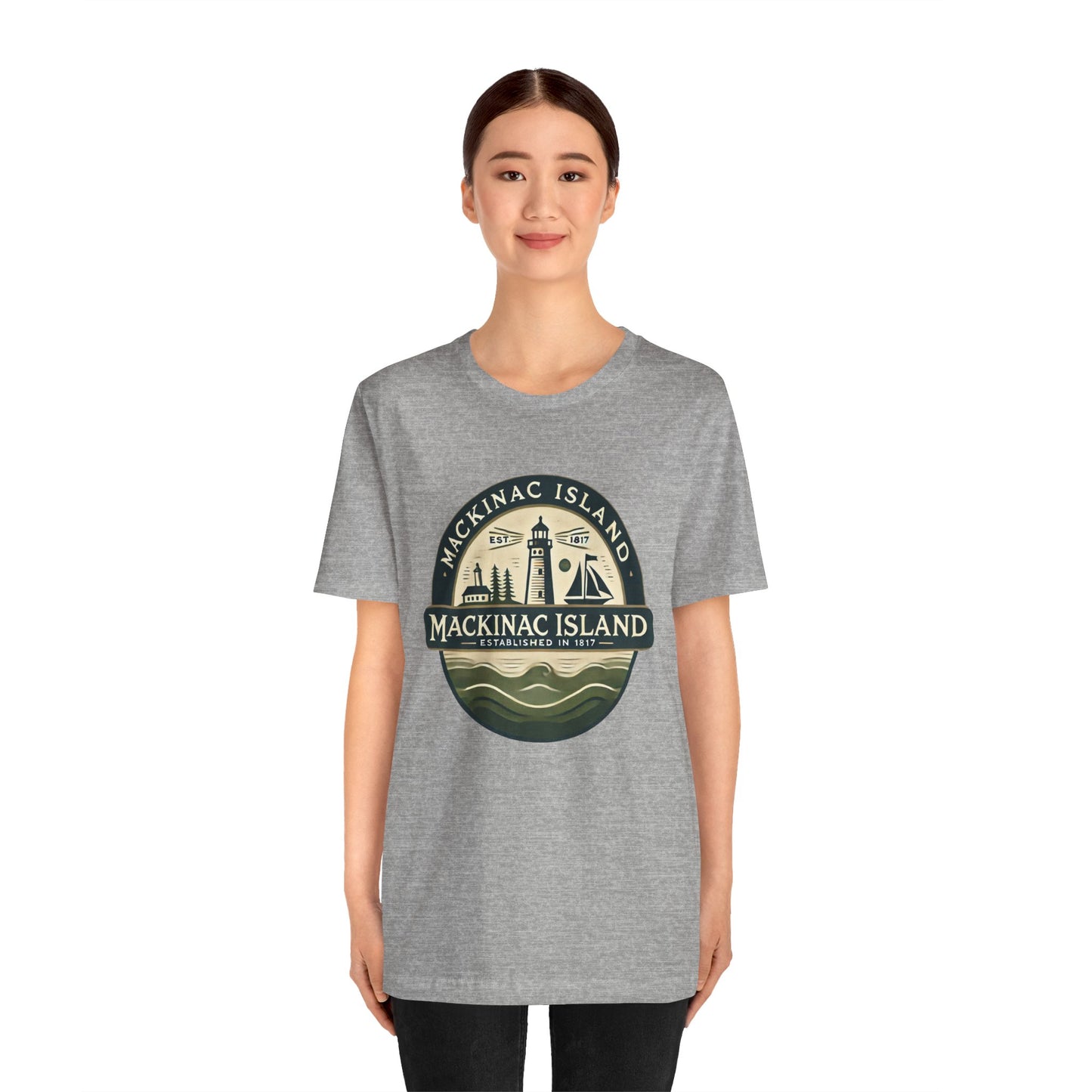 Vintage Mackinac Island Unisex Jersey Short Sleeve Tee