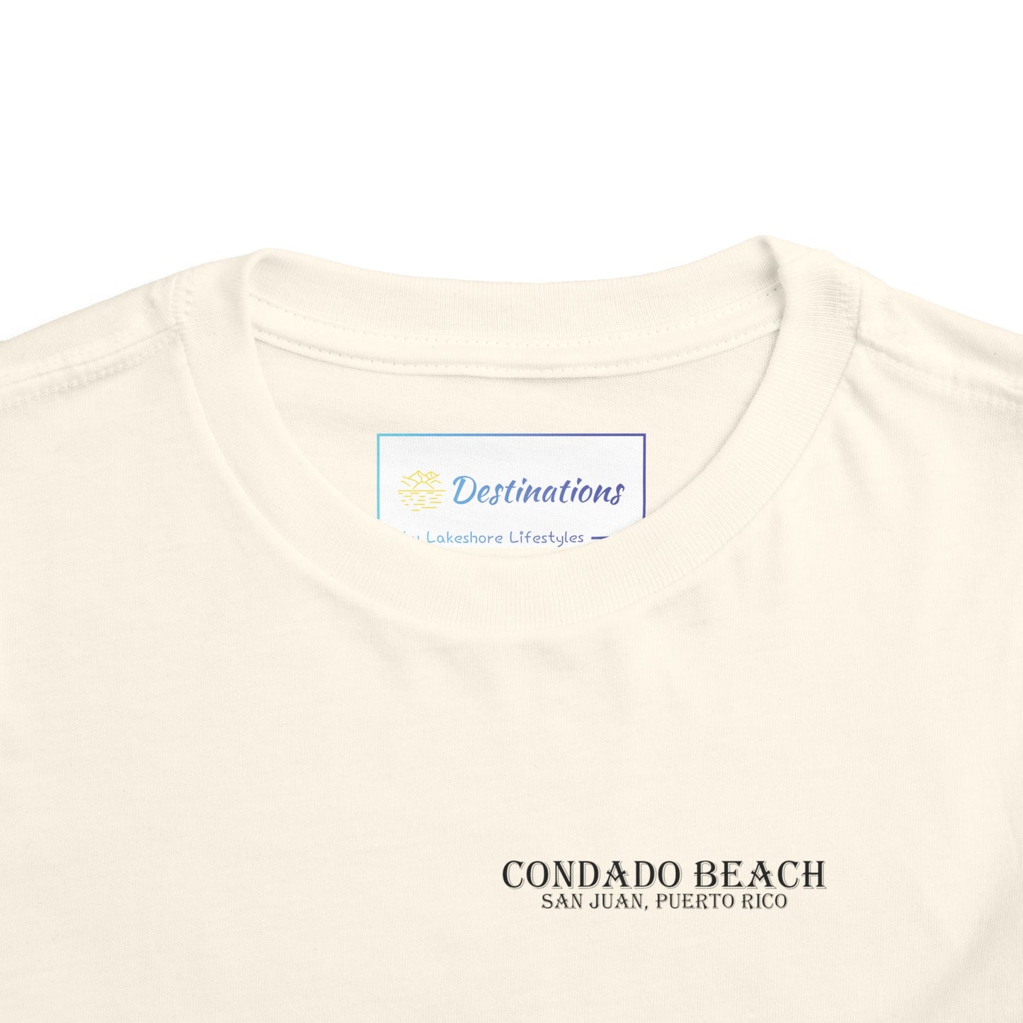 Coastal Vibes Condado Beach Unisex Toddler Short Sleeve Tee