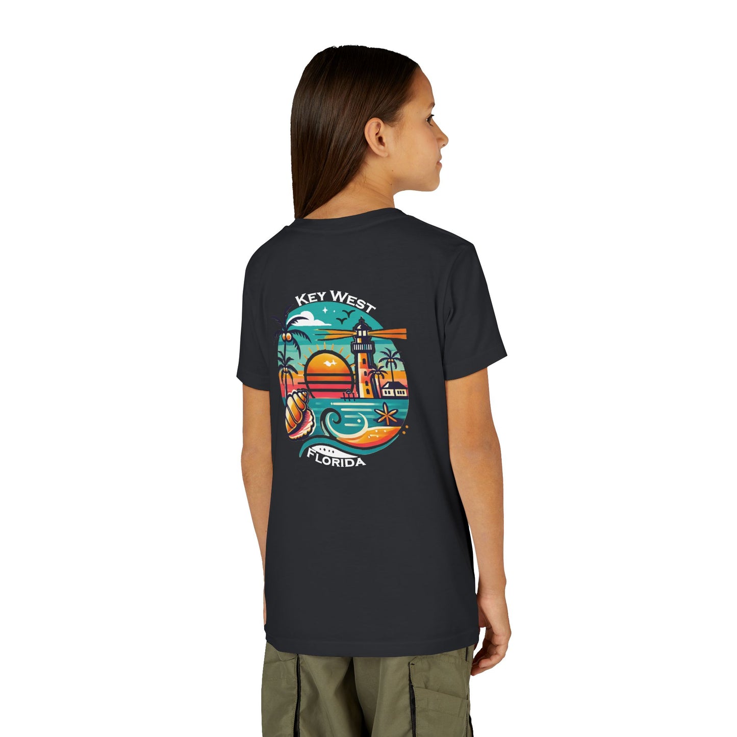Vibrant Key West Youth Short Sleeve Tee