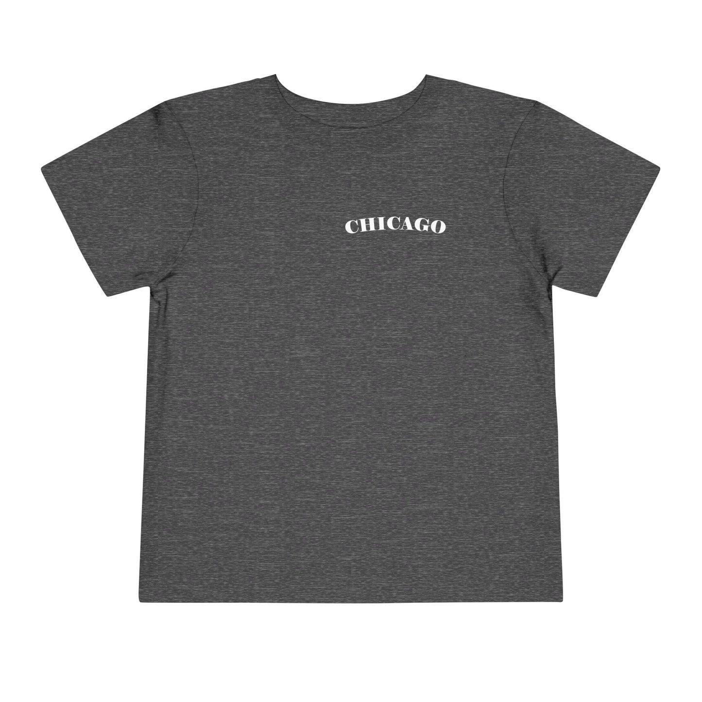 Mystery Noir Chicago Skyline Sunset Unisex Toddler Short Sleeve Tee