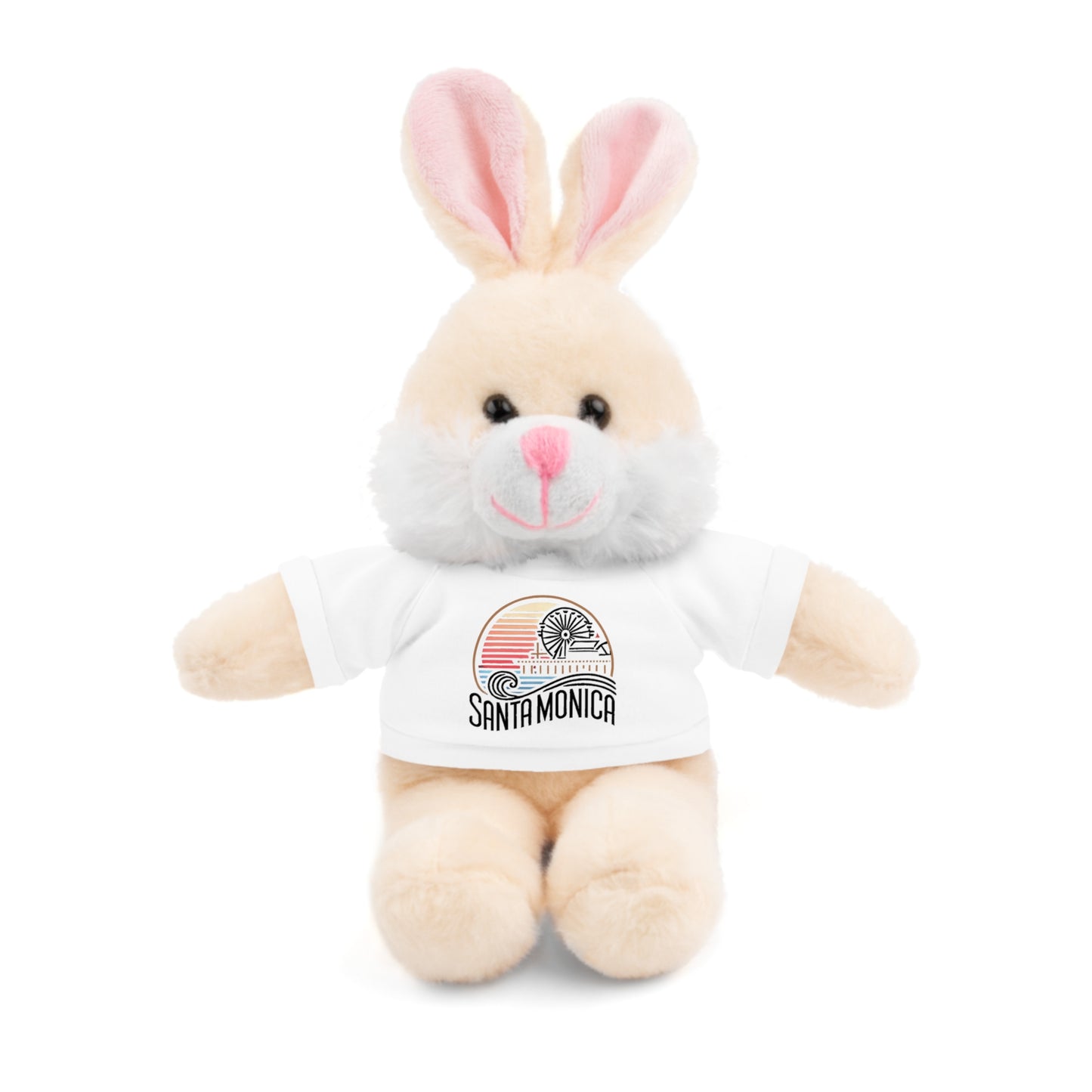Vibrant Santa Monica Stuffed Animals with Tee