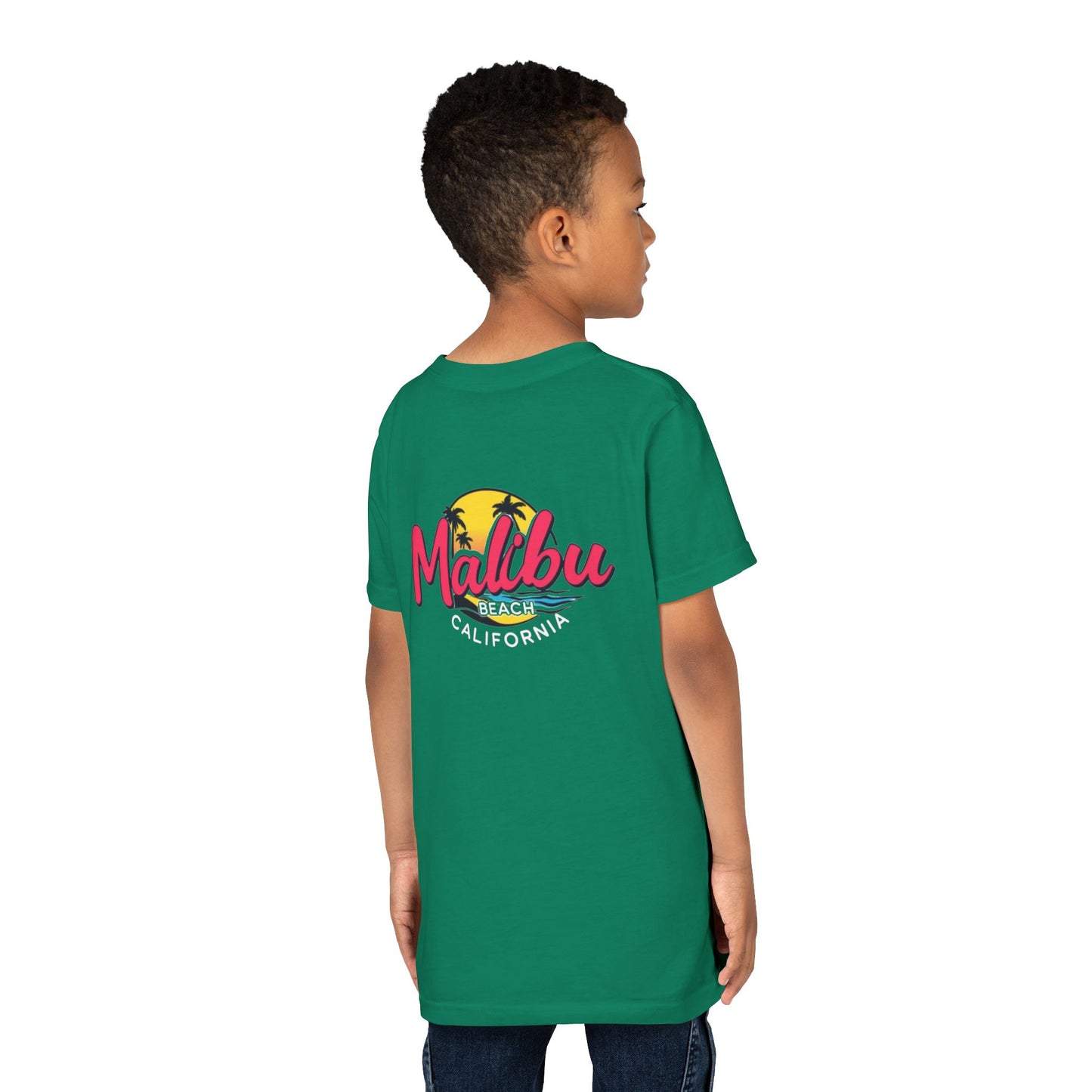 Retro Malibu Unisex Youth Short Sleeve Tee