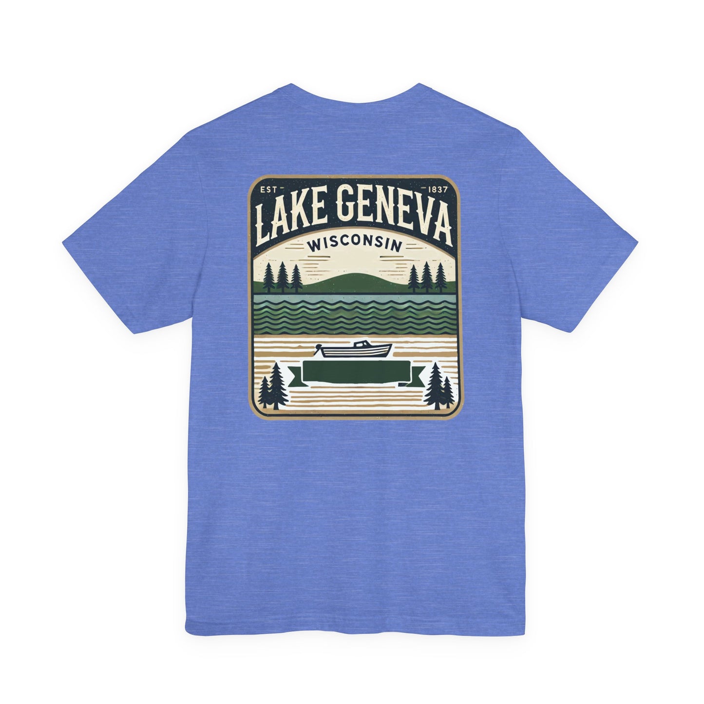 Vintage Lake Geneva Unisex Jersey Short Sleeve Tee