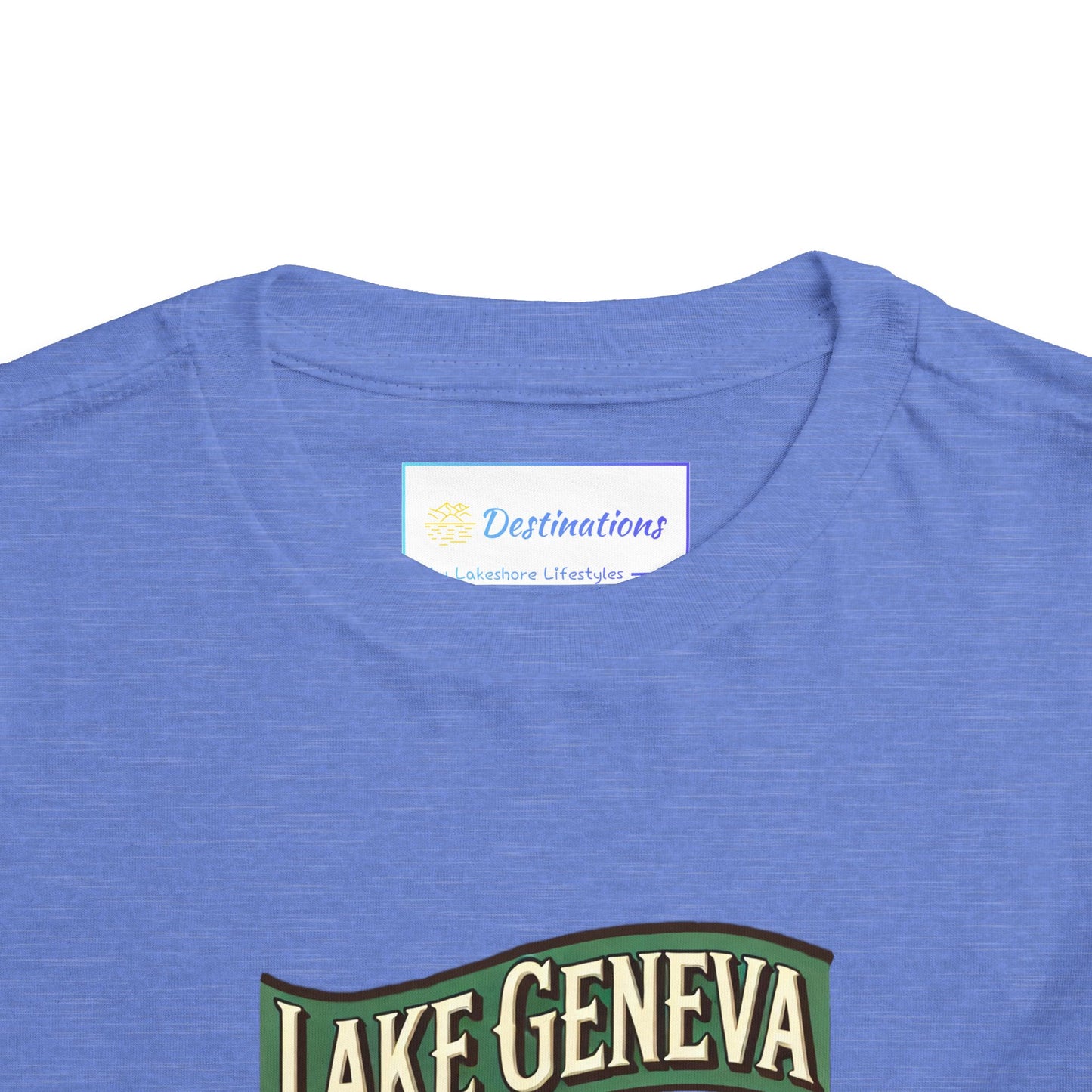 Retro Lake Geneva Unisex Toddler Short Sleeve Tee