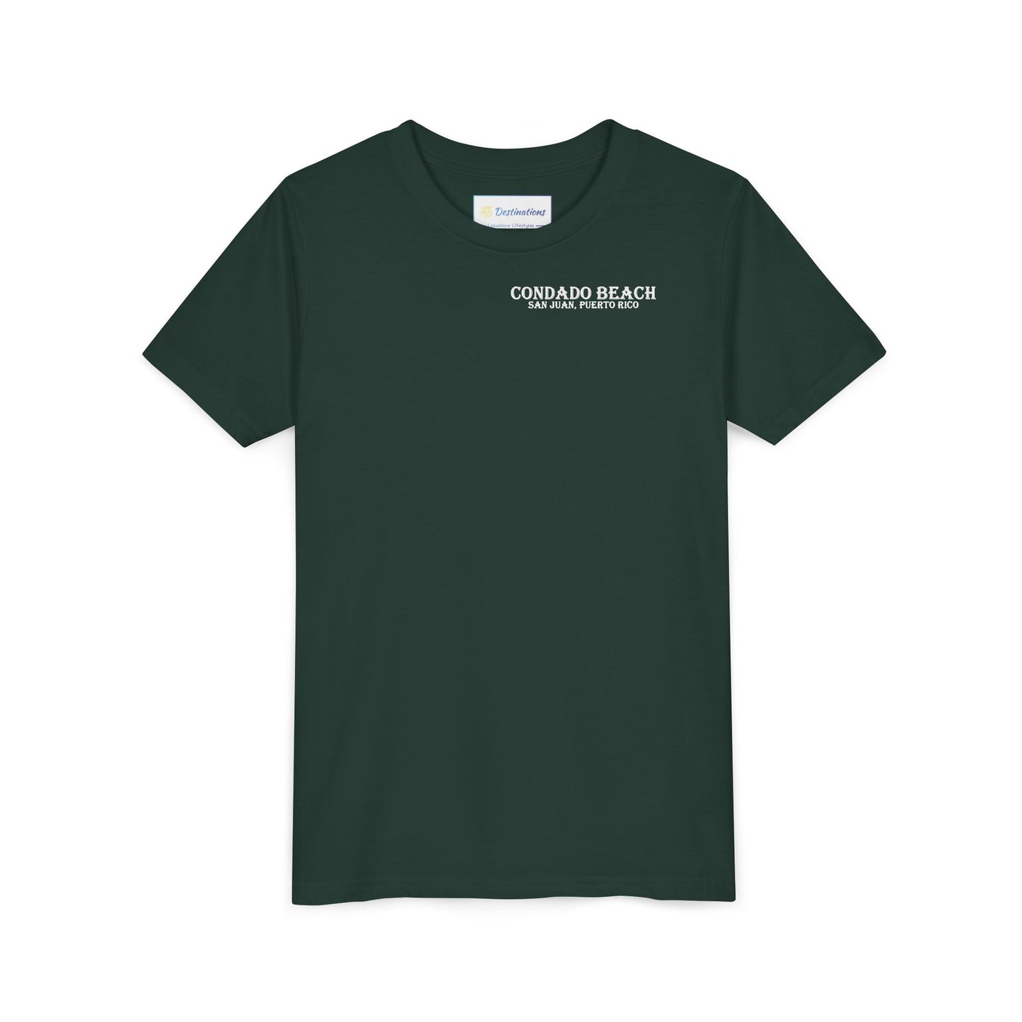 Coastal Vibes Condado Beach Unisex Youth Short Sleeve Tee