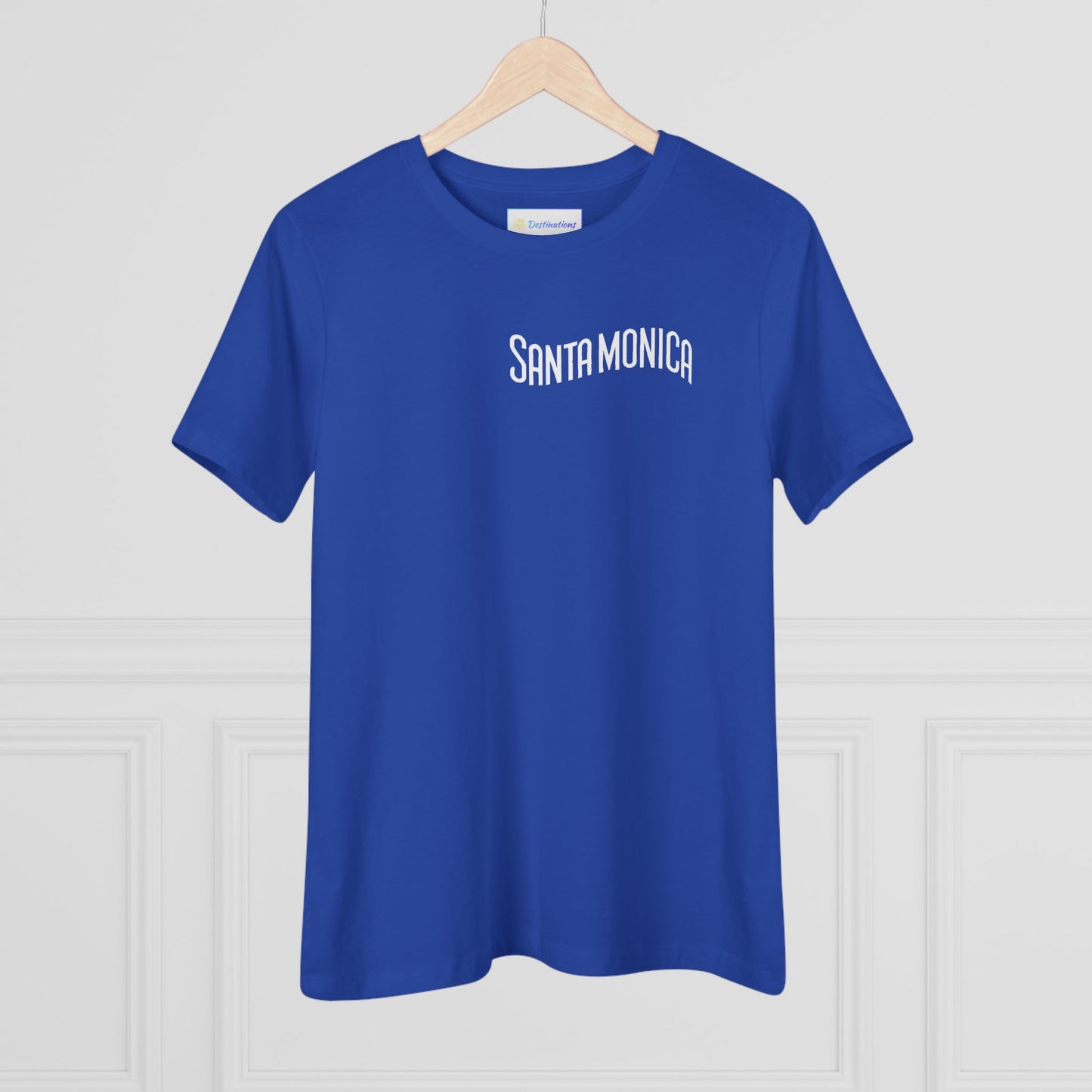Vibrant Santa Monica Women's Cotton Tee
