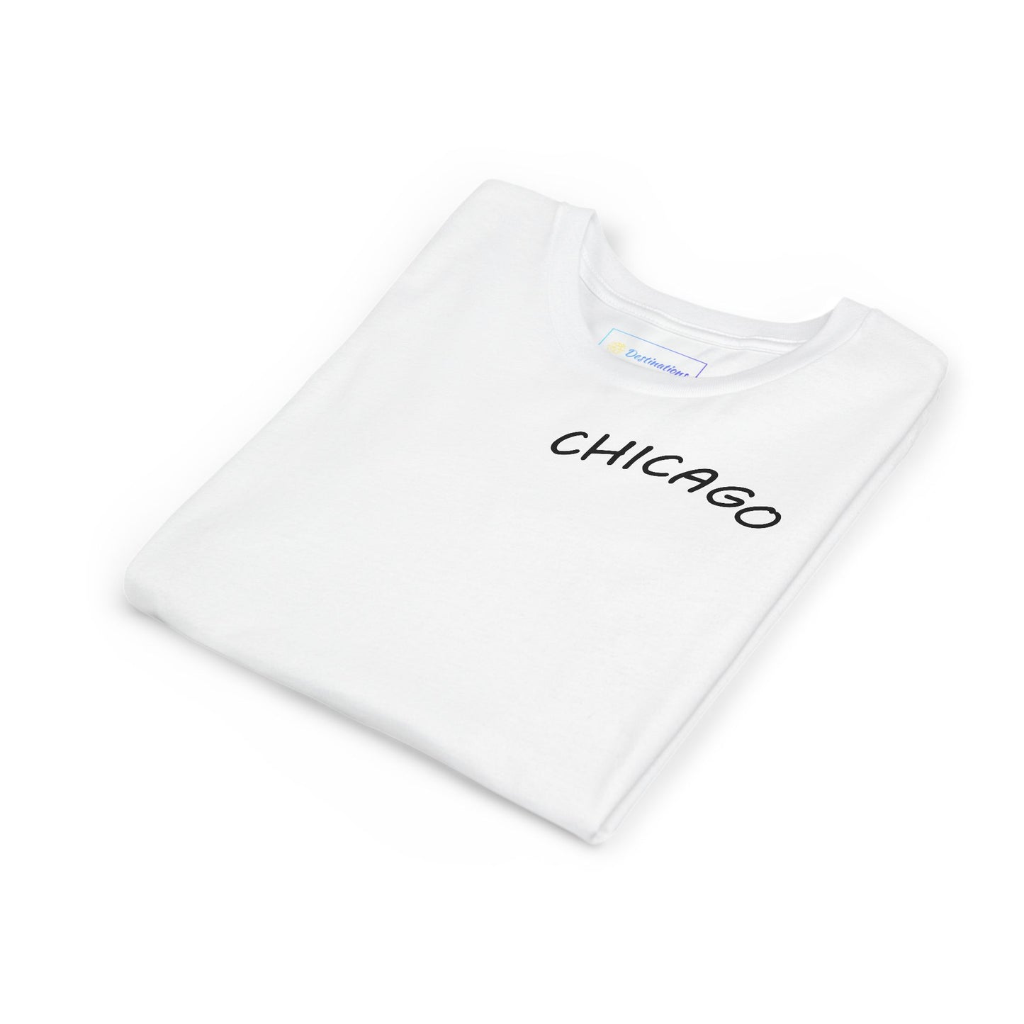 Retro Chicago Sunset Unisex Youth Short Sleeve Tee