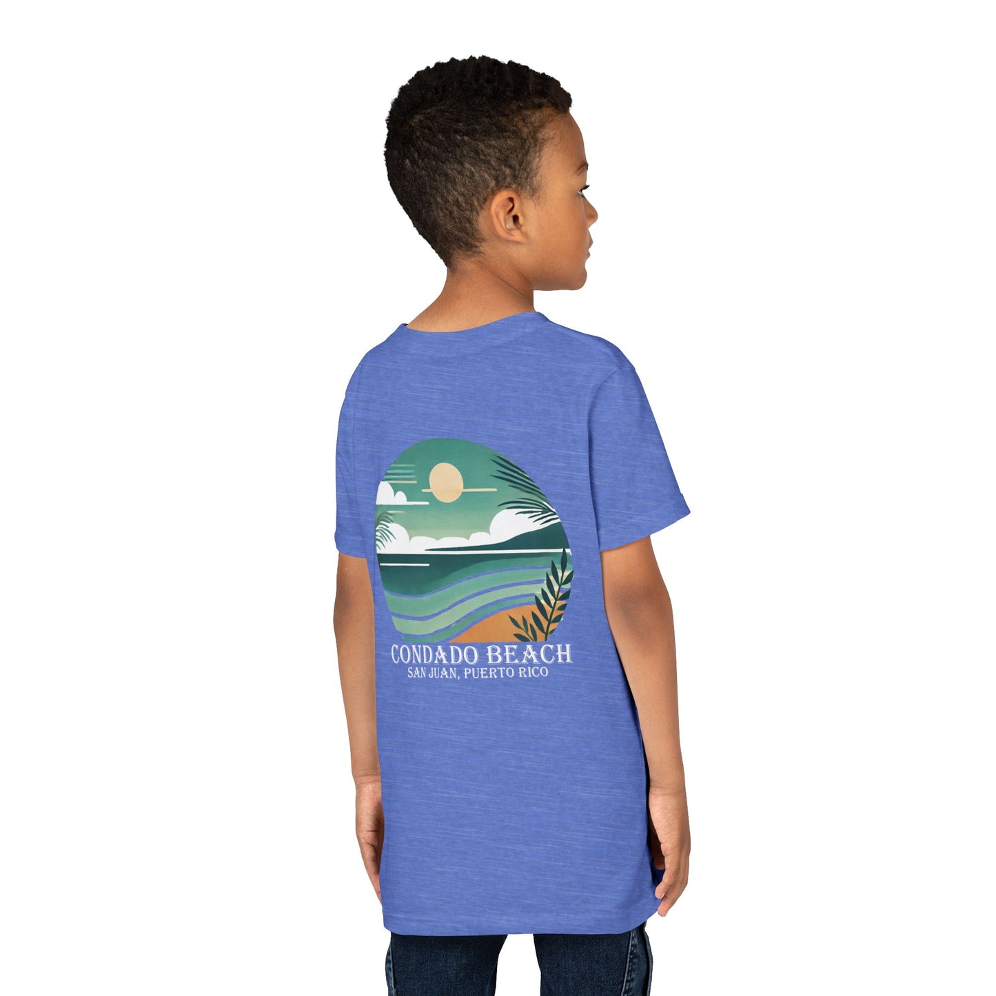 Coastal Vibes Condado Beach Unisex Youth Short Sleeve Tee