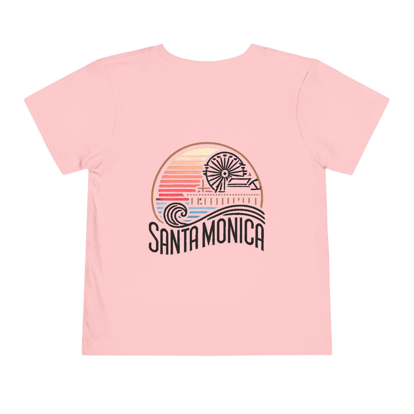 Vibrant Santa Monica Unisex Toddler Short Sleeve Tee