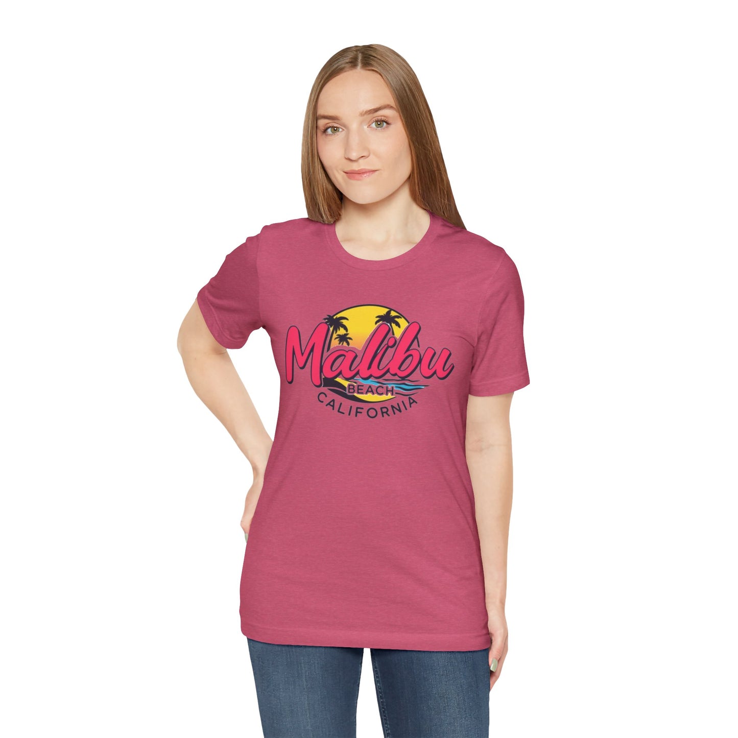 Retro Malibu Unisex Jersey Short Sleeve Tee