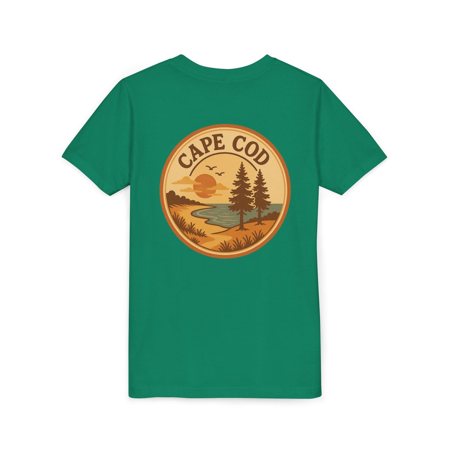 Rustic Cape Cod Unisex Youth Short Sleeve Tee