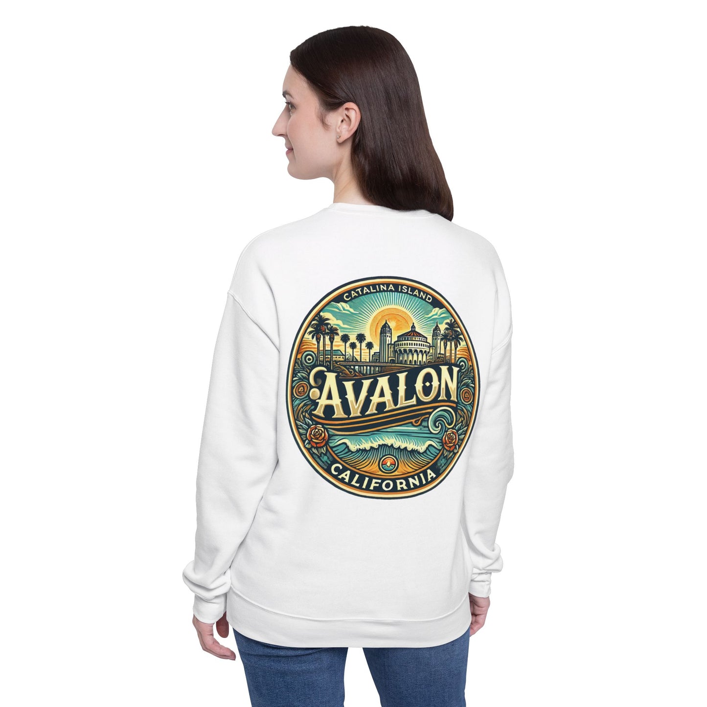 Elegant Avalon Unisex Drop Shoulder Sweatshirt