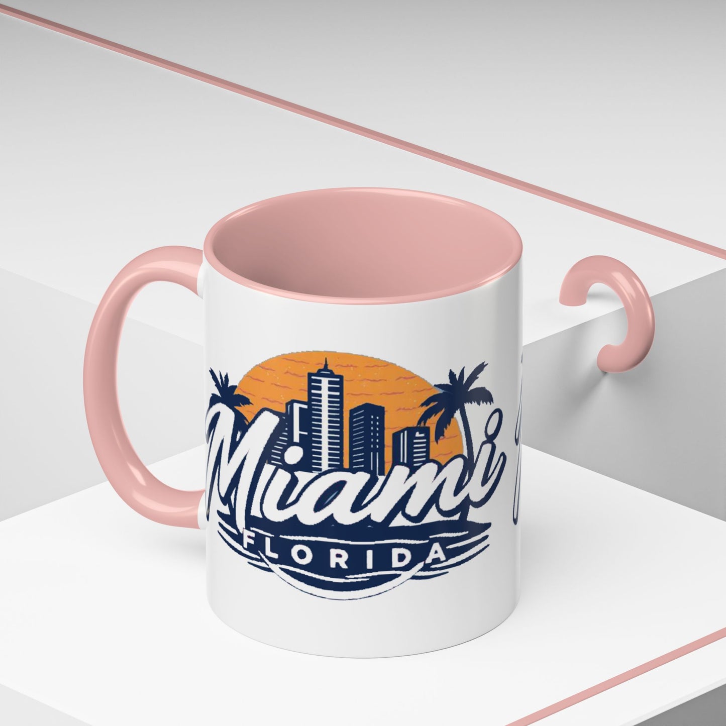 Retro Miami Accent Coffee Mug
