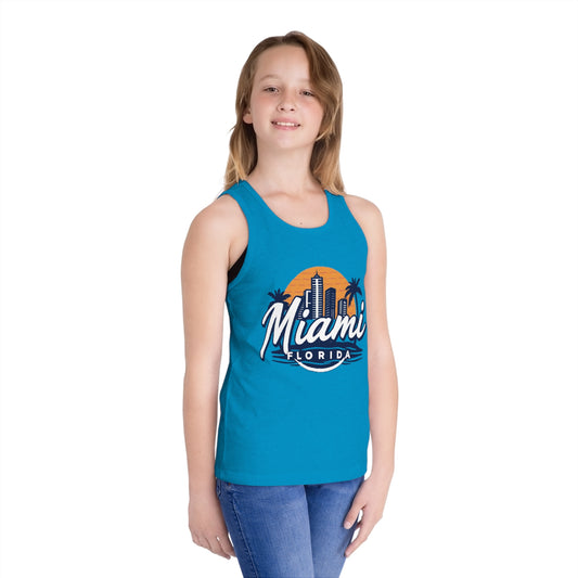 Retro Miami Unisex Kids Jersey Tank Top