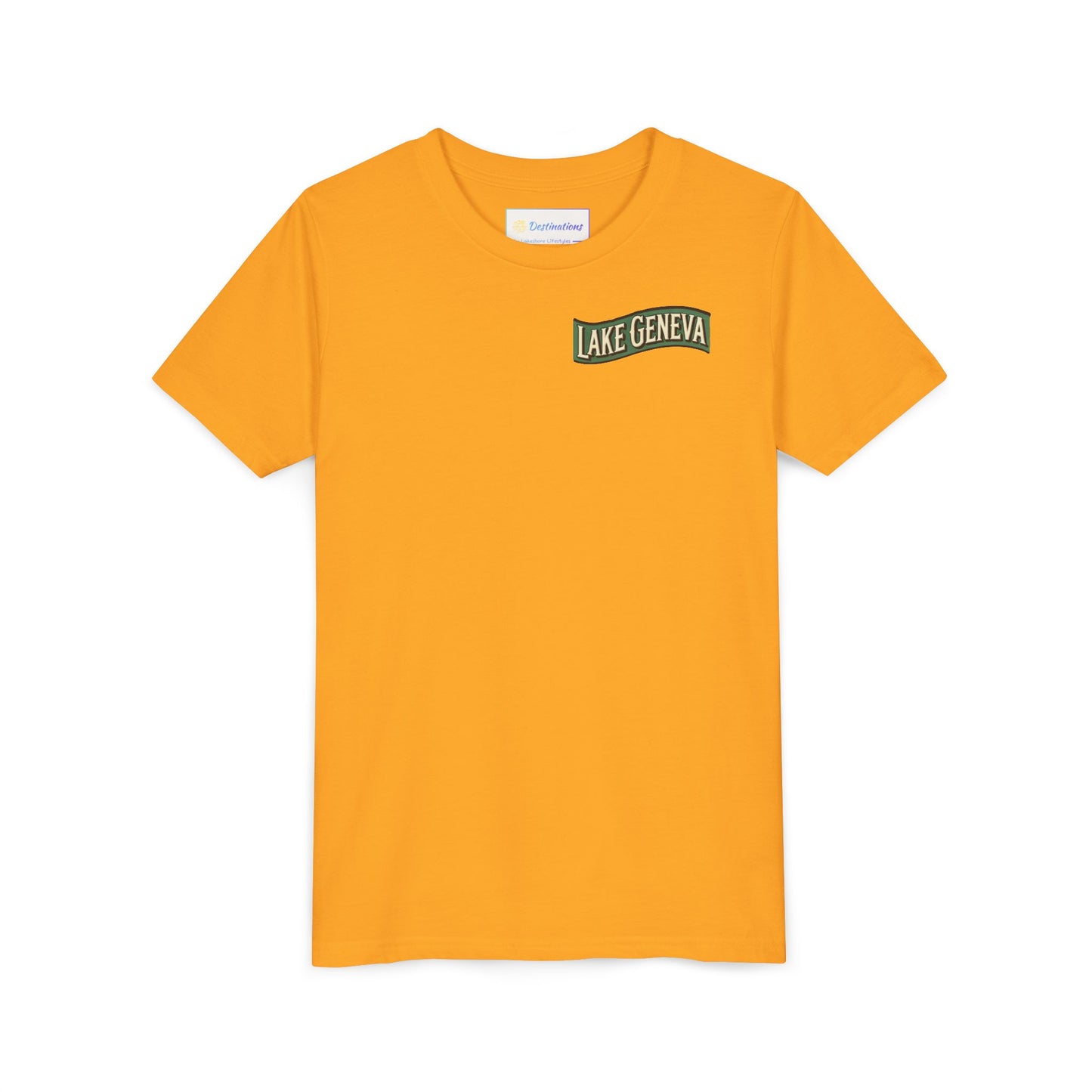 Retro Lake Geneva Unisex Youth Short Sleeve Tee