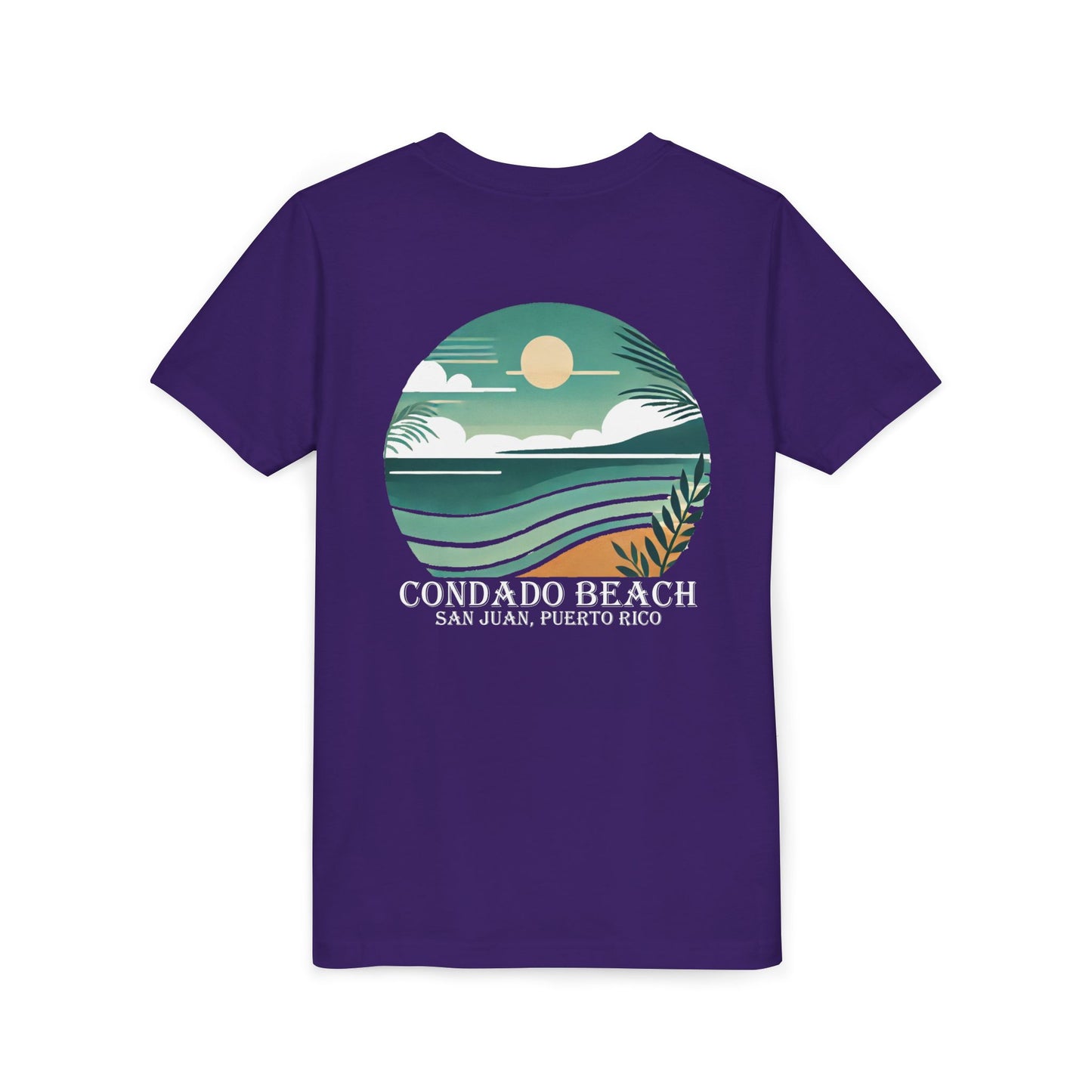 Coastal Vibes Condado Beach Unisex Youth Short Sleeve Tee