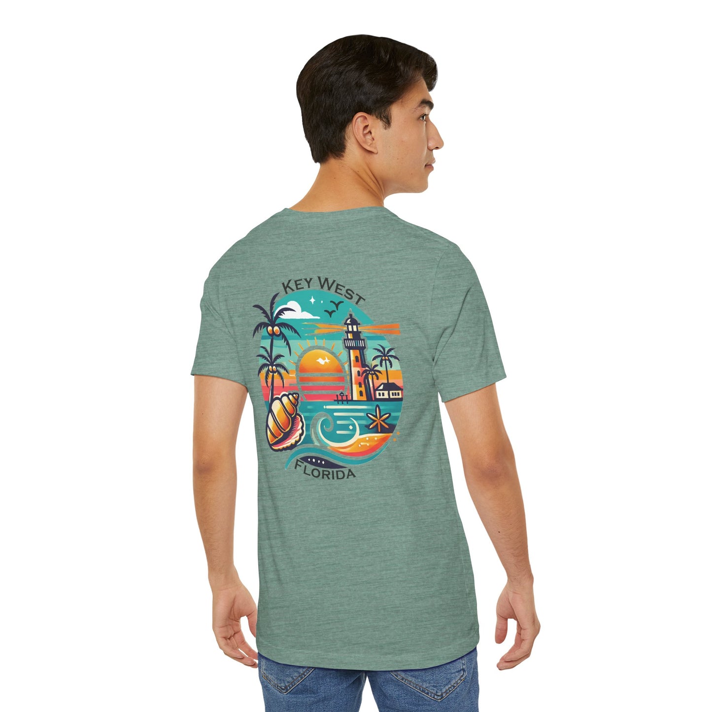 Vibrant Key West Unisex Jersey Short Sleeve Tee