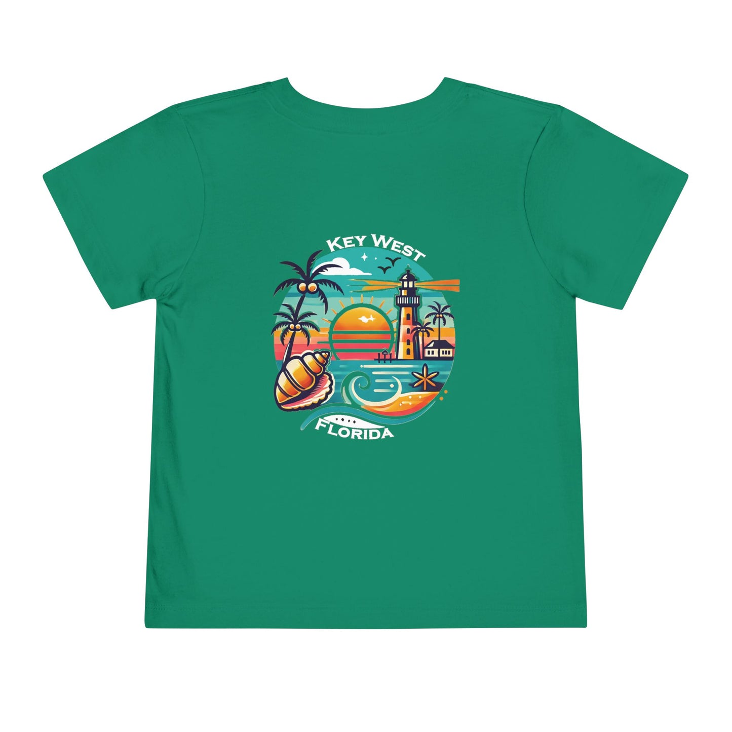 Vibrant Key West Unisex Toddler Short Sleeve Tee