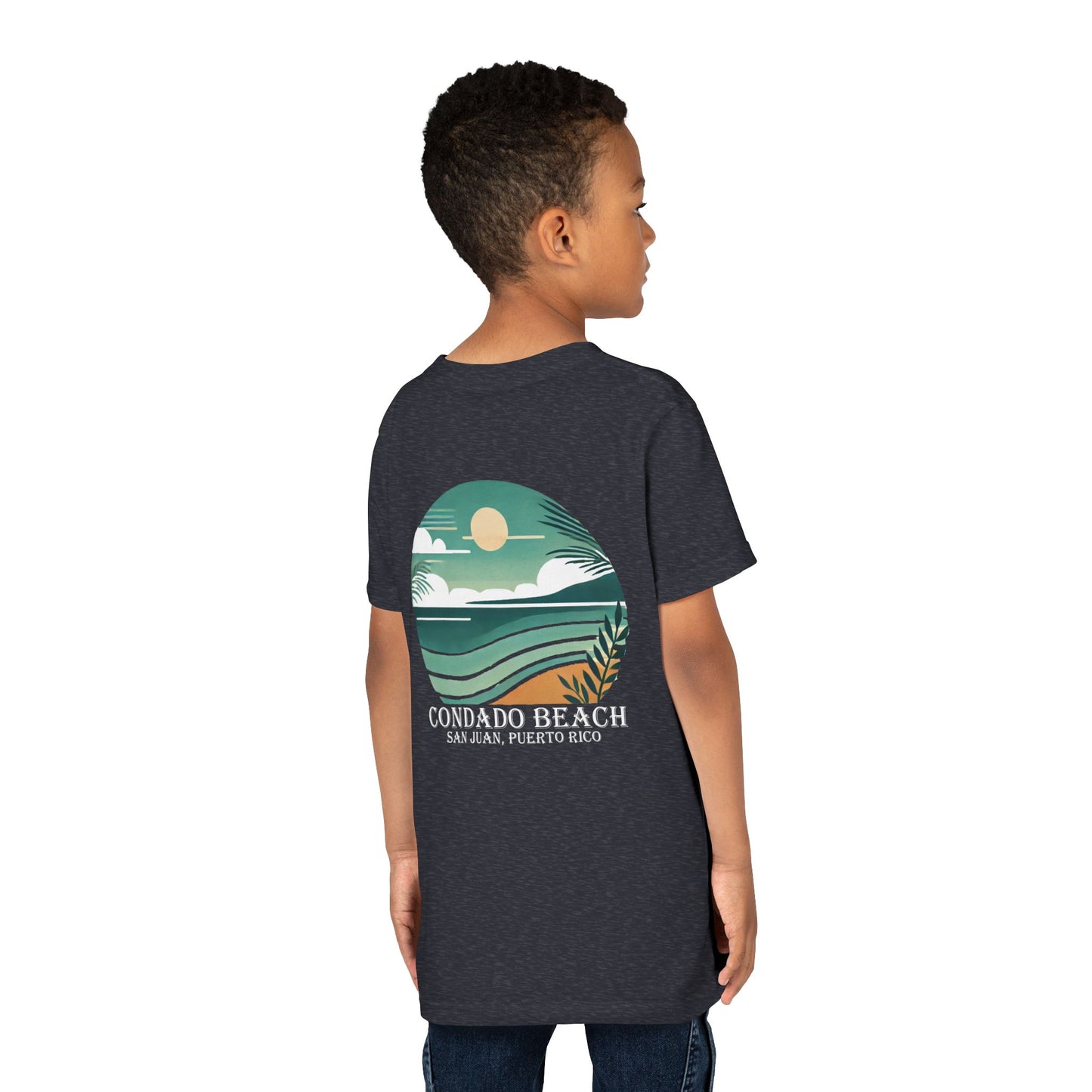 Coastal Vibes Condado Beach Unisex Youth Short Sleeve Tee