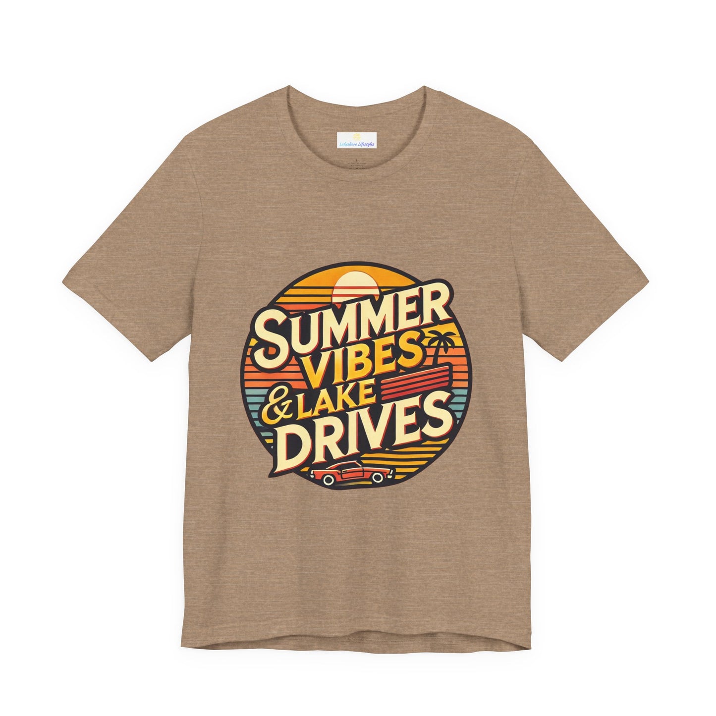 Summer Vibes & Lake Drives Short Sleeve Tee