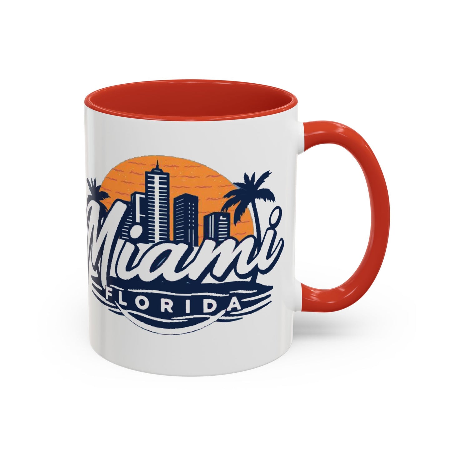 Retro Miami Accent Coffee Mug