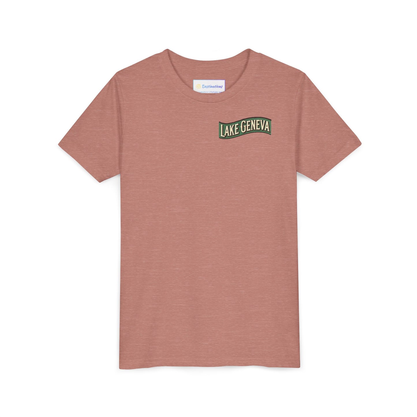 Retro Lake Geneva Unisex Youth Short Sleeve Tee