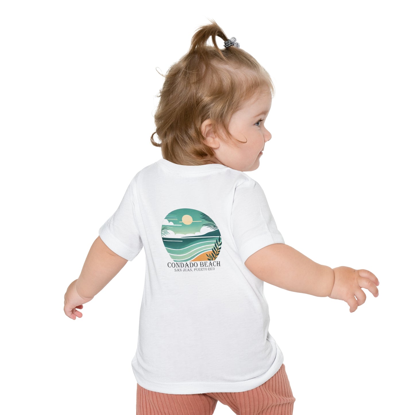 Coastal Vibes Condado Beach Unisex Baby Short Sleeve T-Shirt